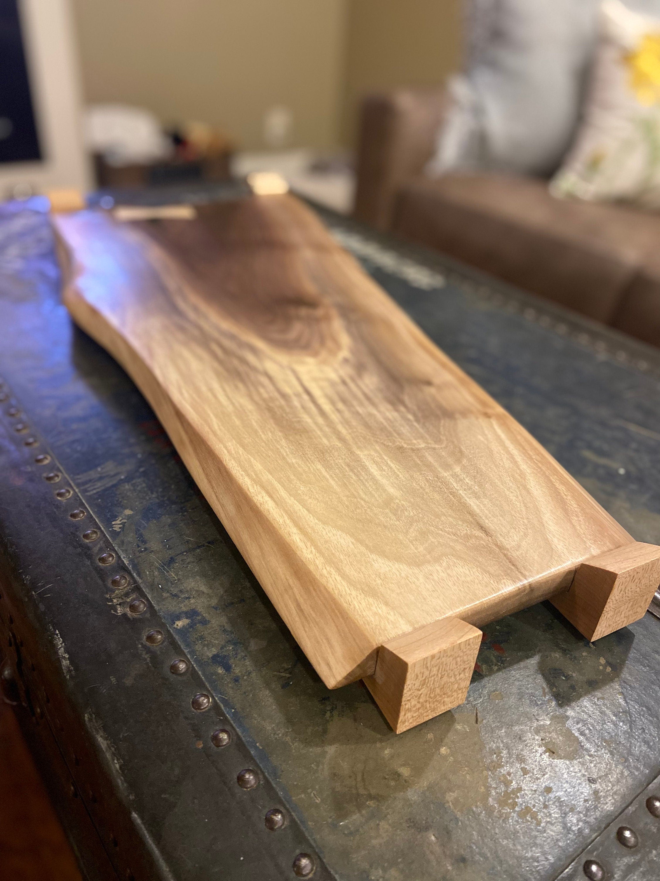 Live Edge Black Walnut Charcuterie Board