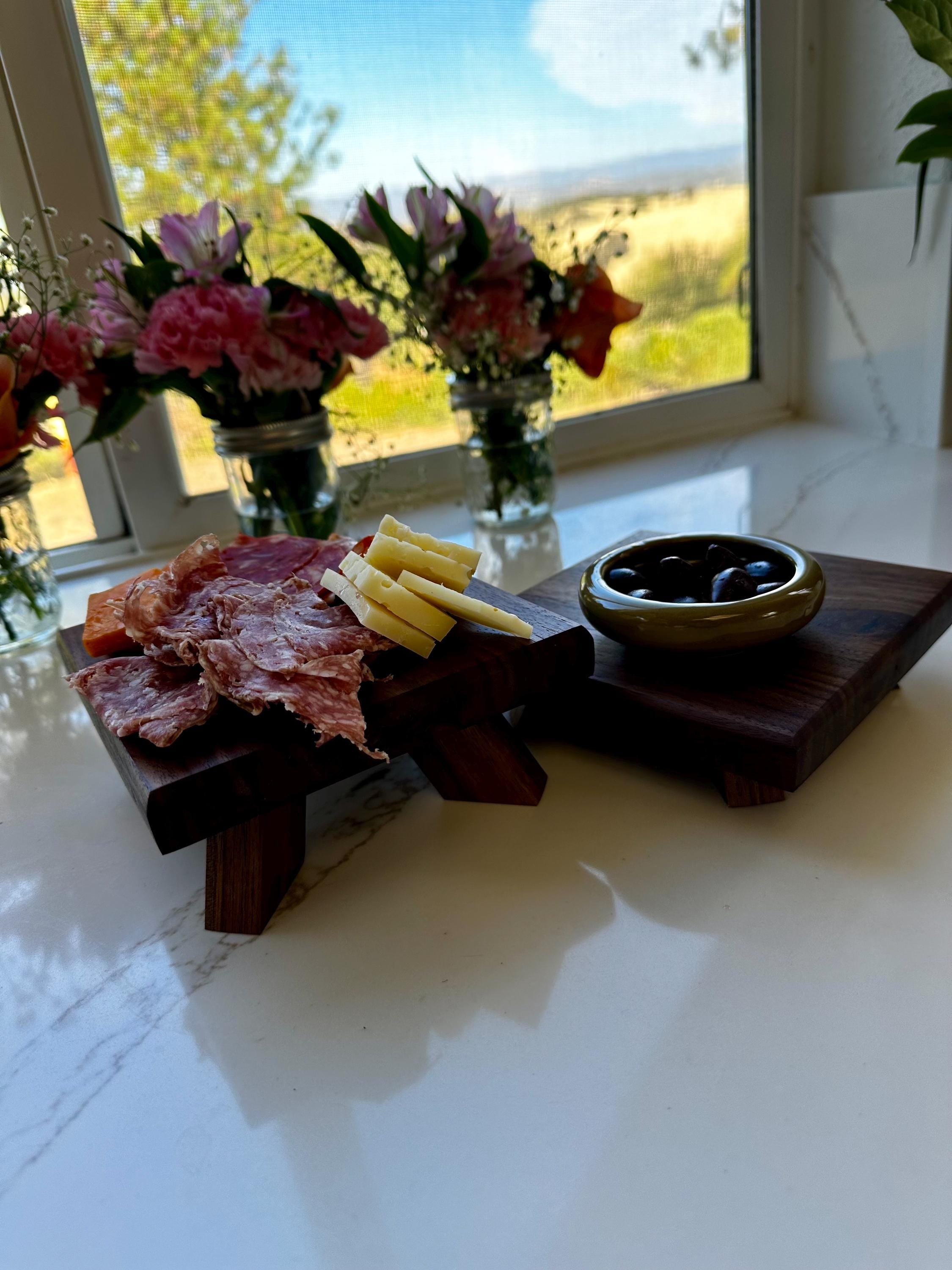 Black Walnut Risers (set of 2)