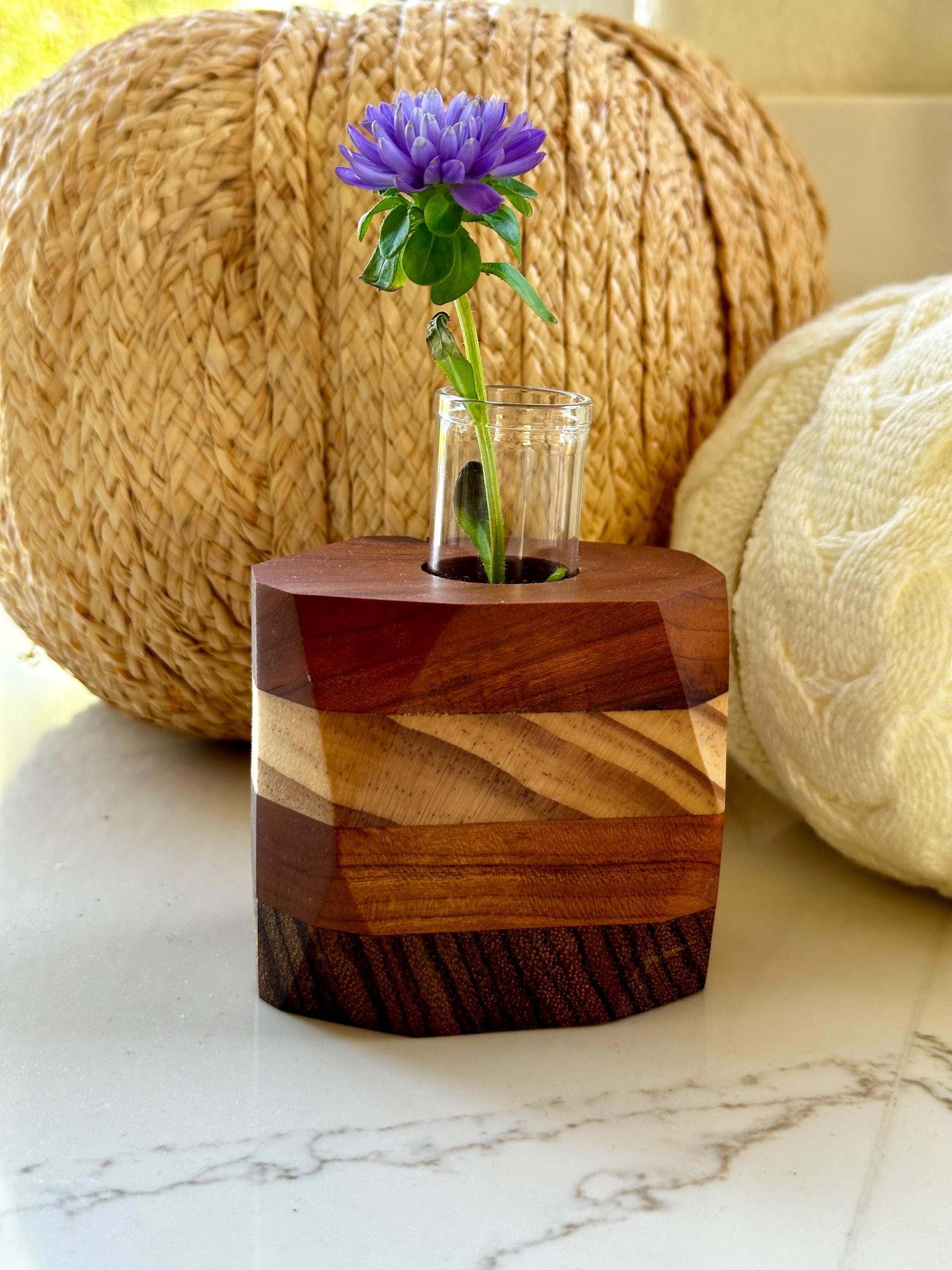 Wood Bud Vase OR Propagation Station
