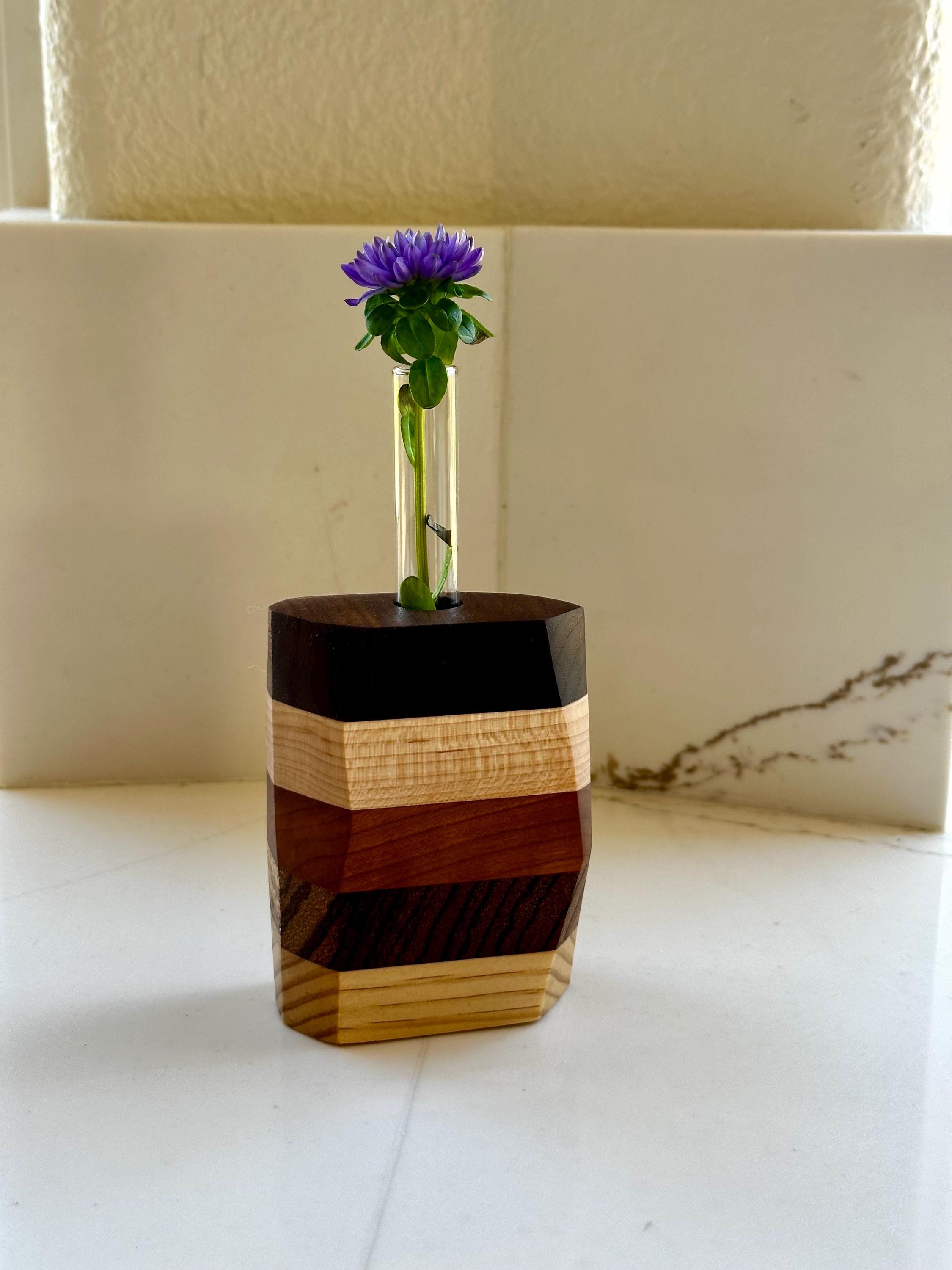 Wood Bud Vase OR Propagation Station