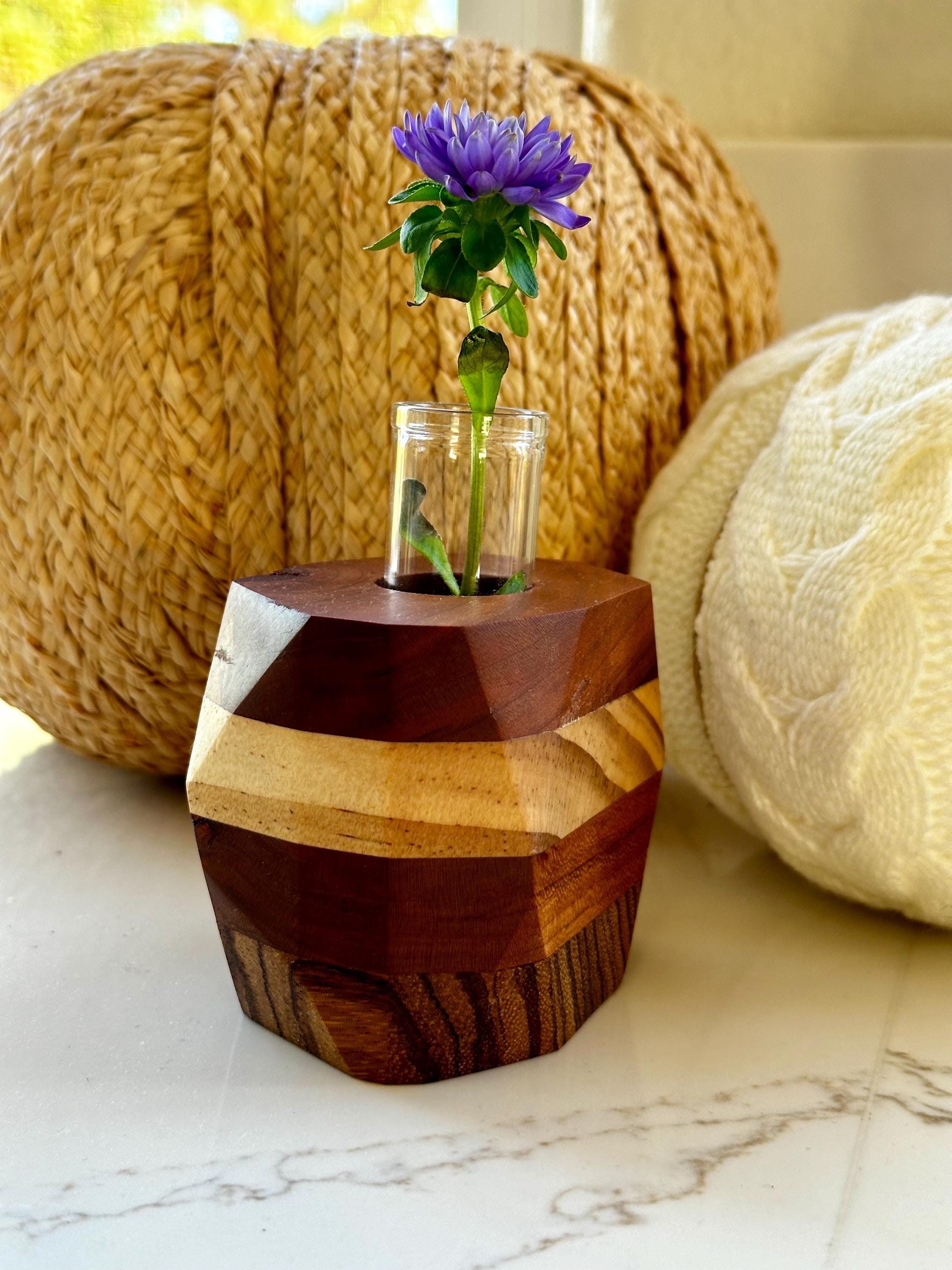 Wood Bud Vase OR Propagation Station