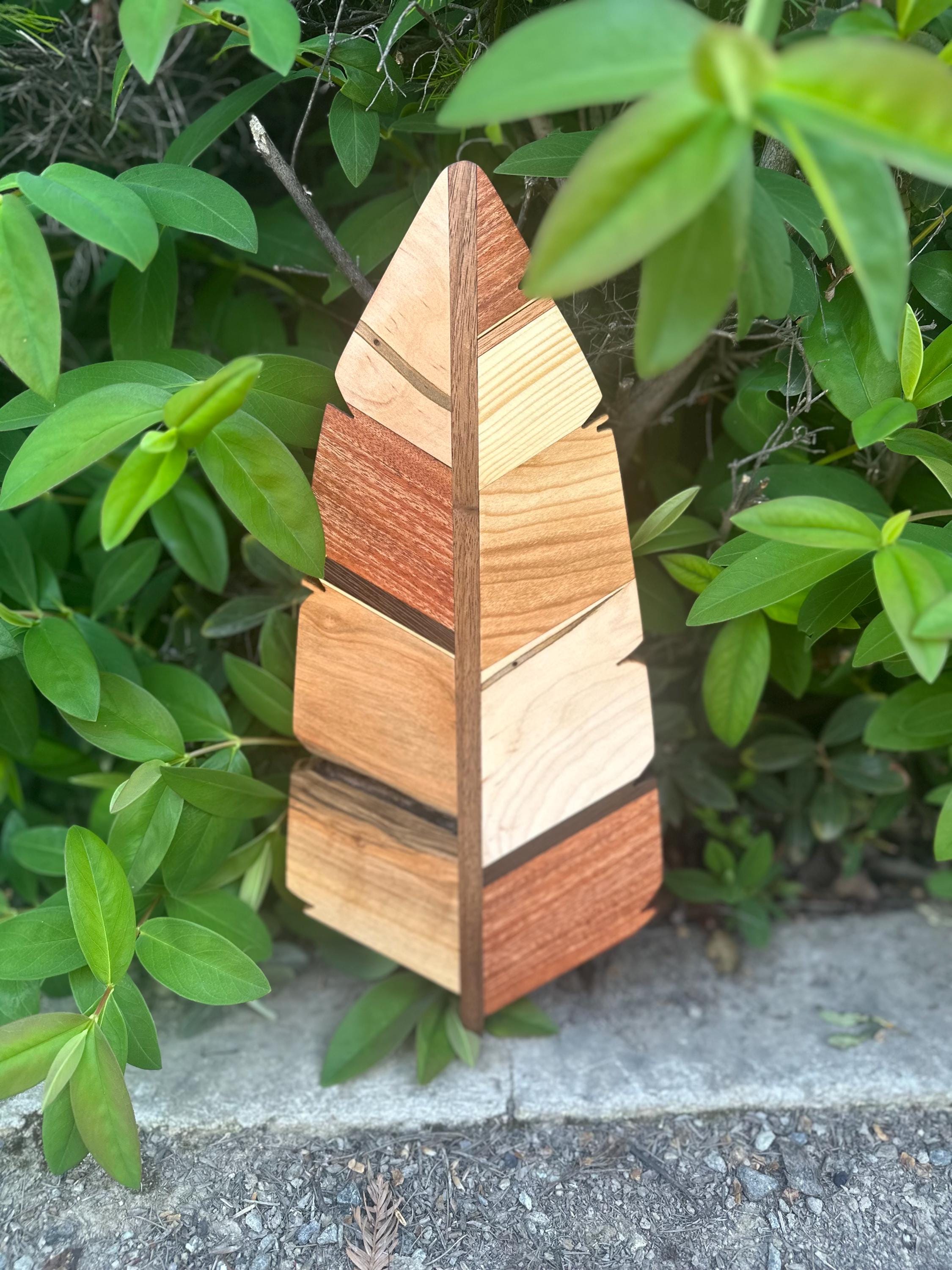 Hand Crafted Feather Wall Decor