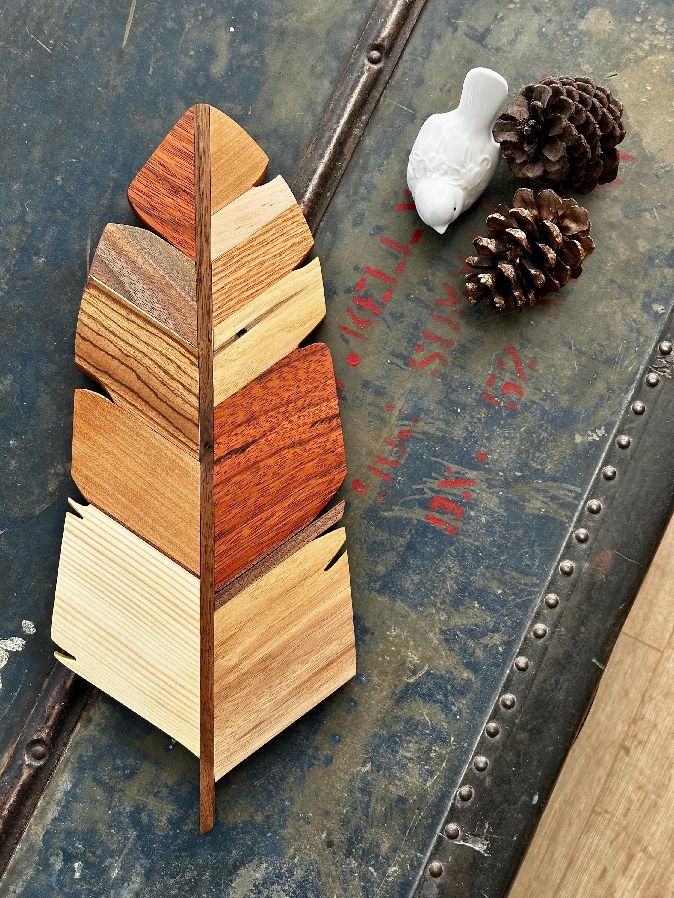 Hand Crafted Feather Wall Decor
