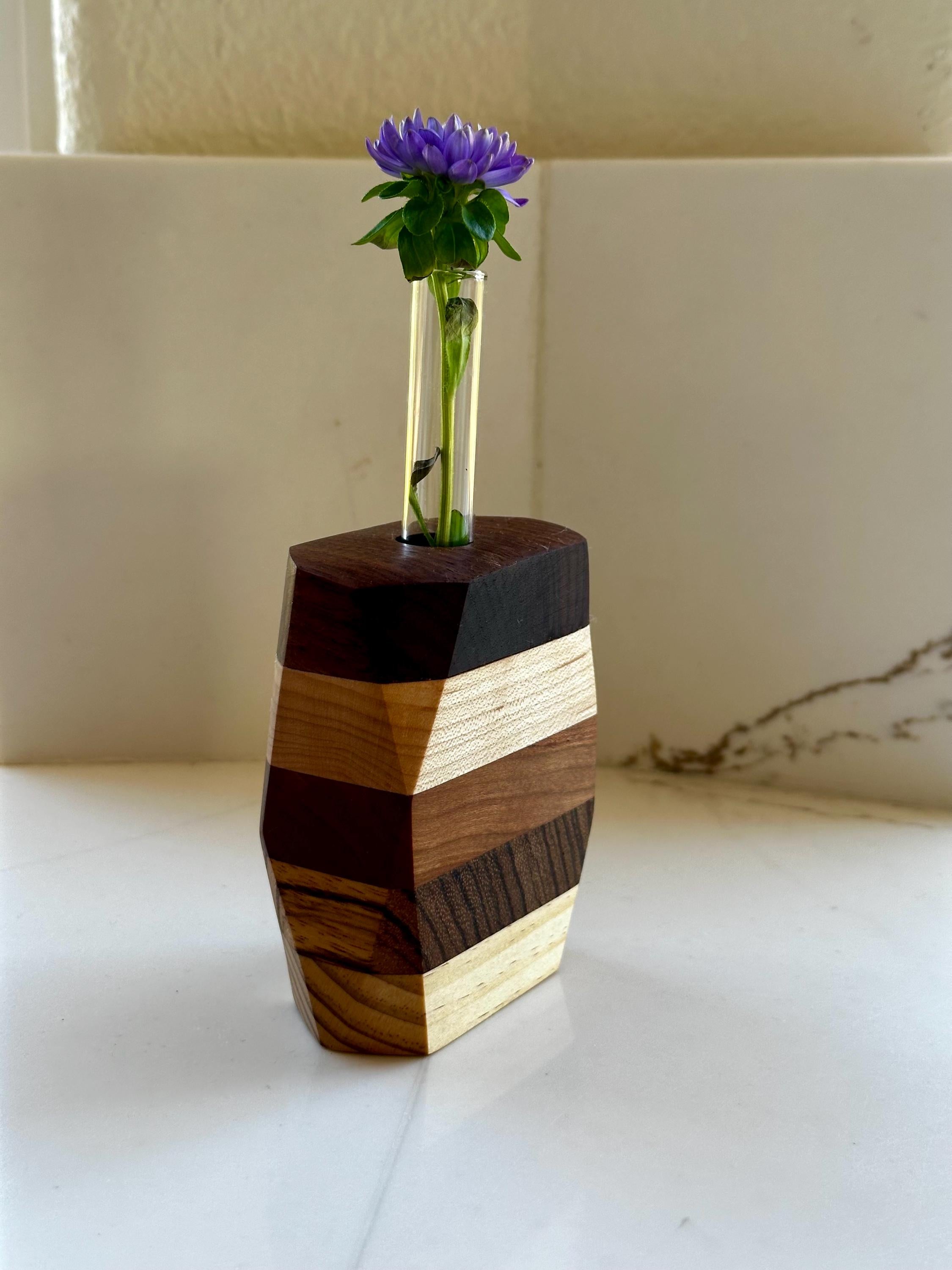 Wood Bud Vase OR Propagation Station