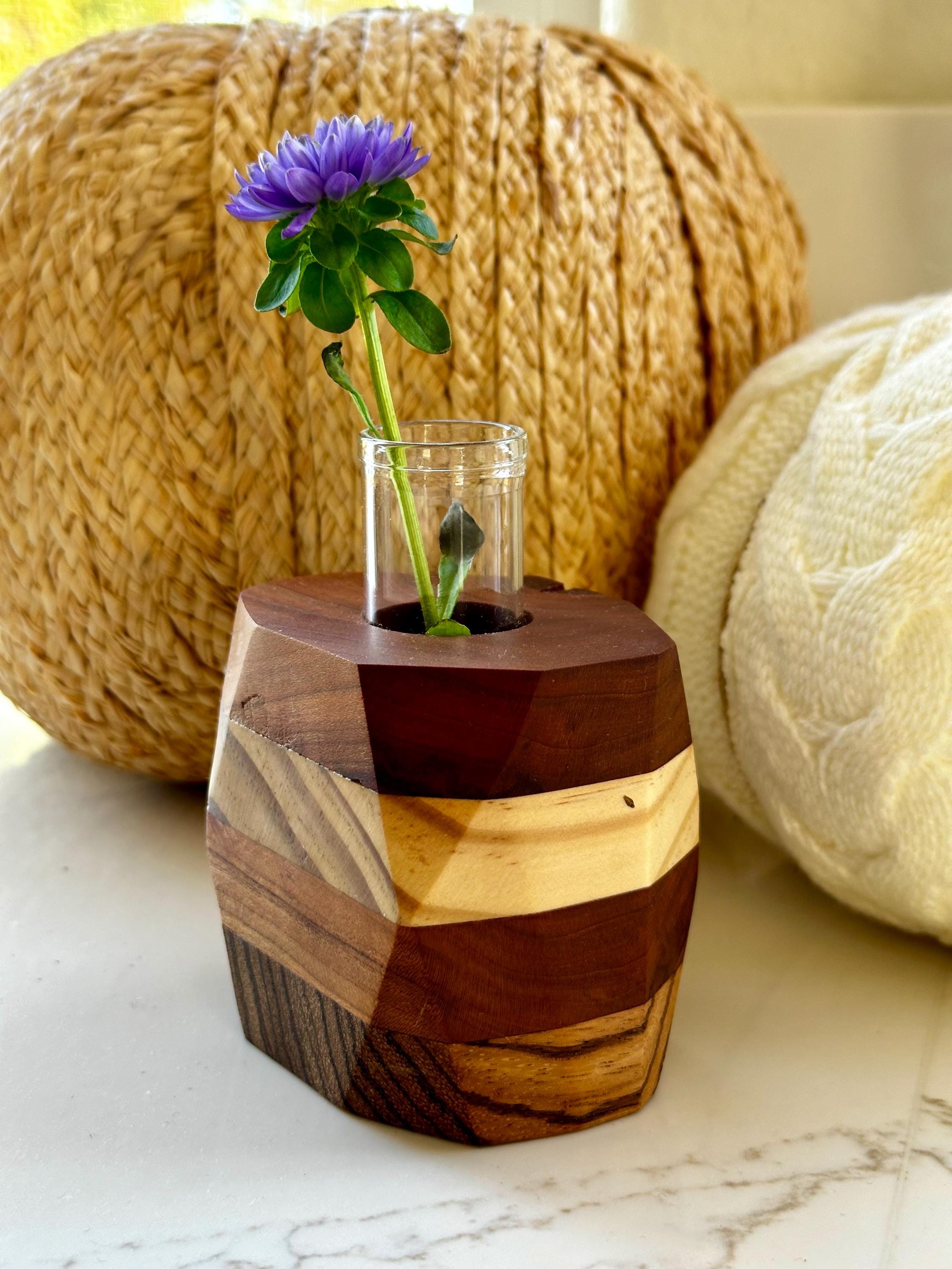 Wood Bud Vase OR Propagation Station