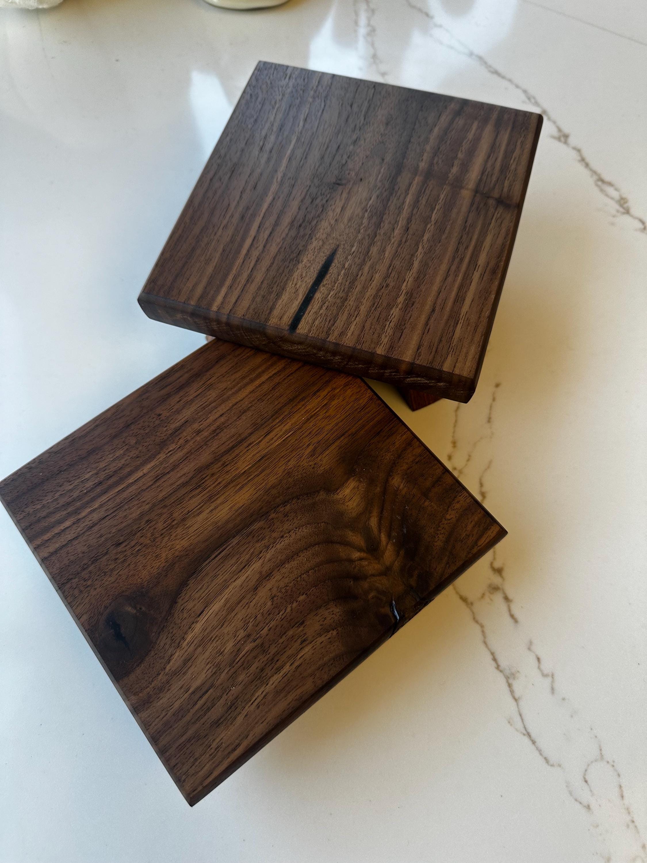 Black Walnut Risers (set of 2)