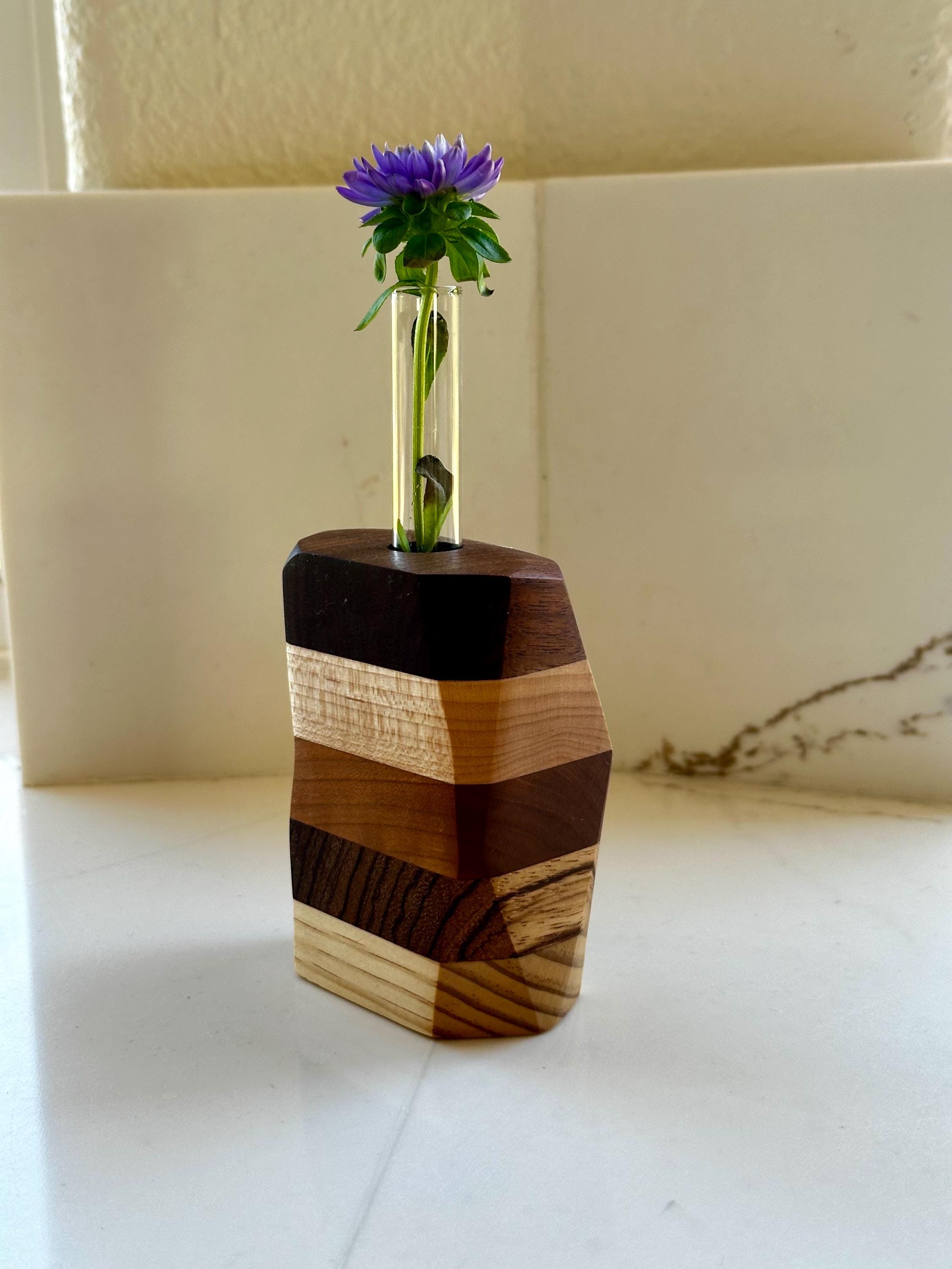 Wood Bud Vase OR Propagation Station