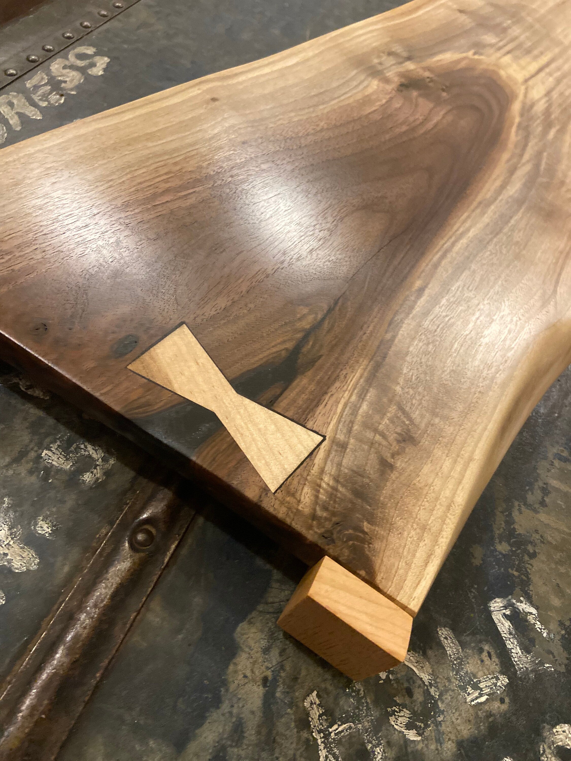 Live Edge Black Walnut Charcuterie Board