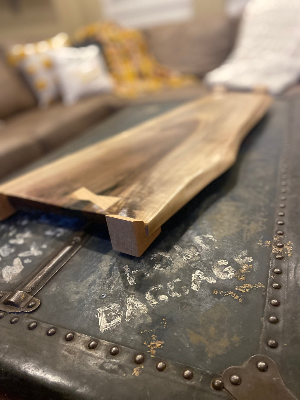Live Edge Black Walnut Charcuterie Board