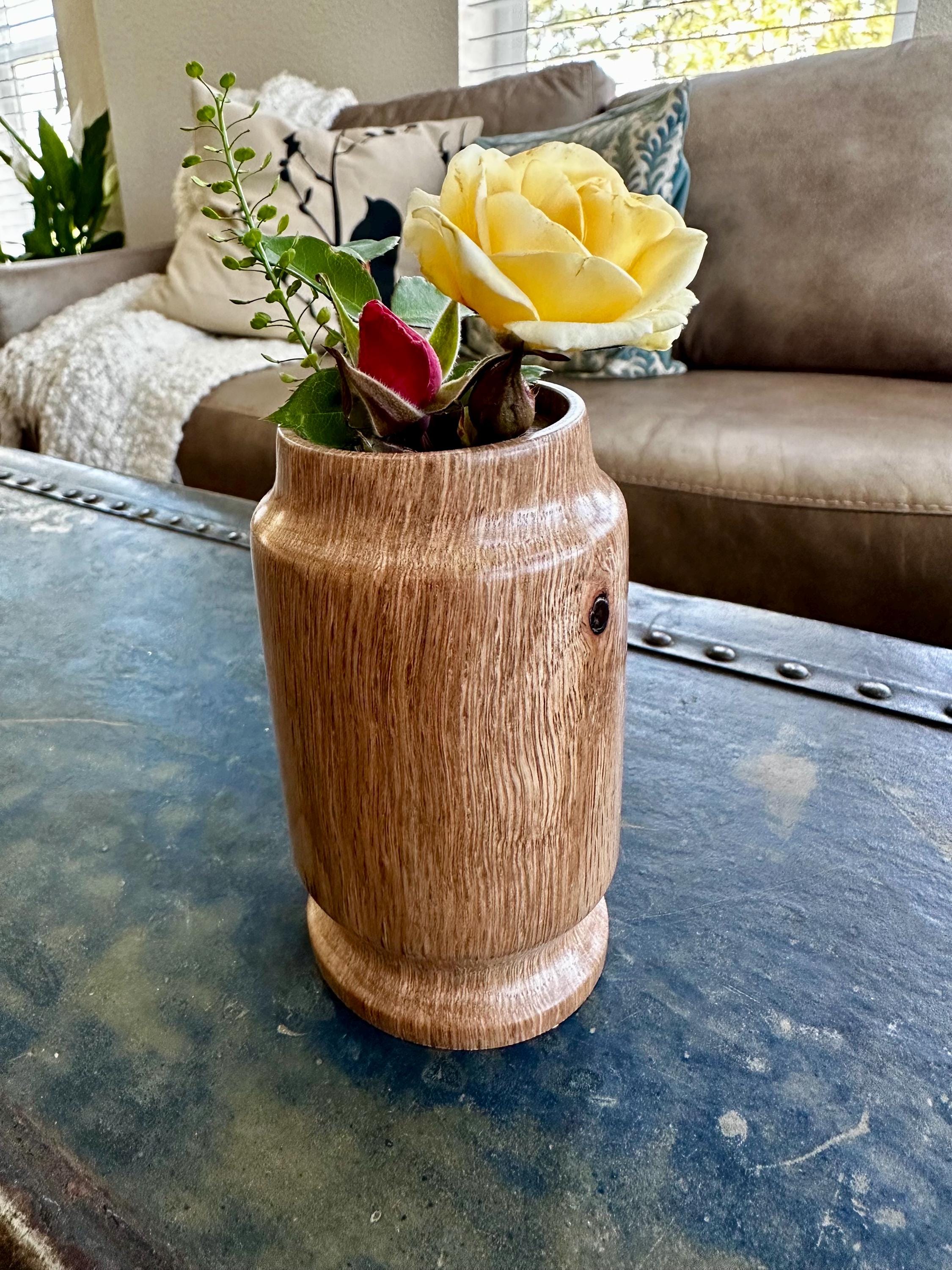 Black Oak Bud Vase