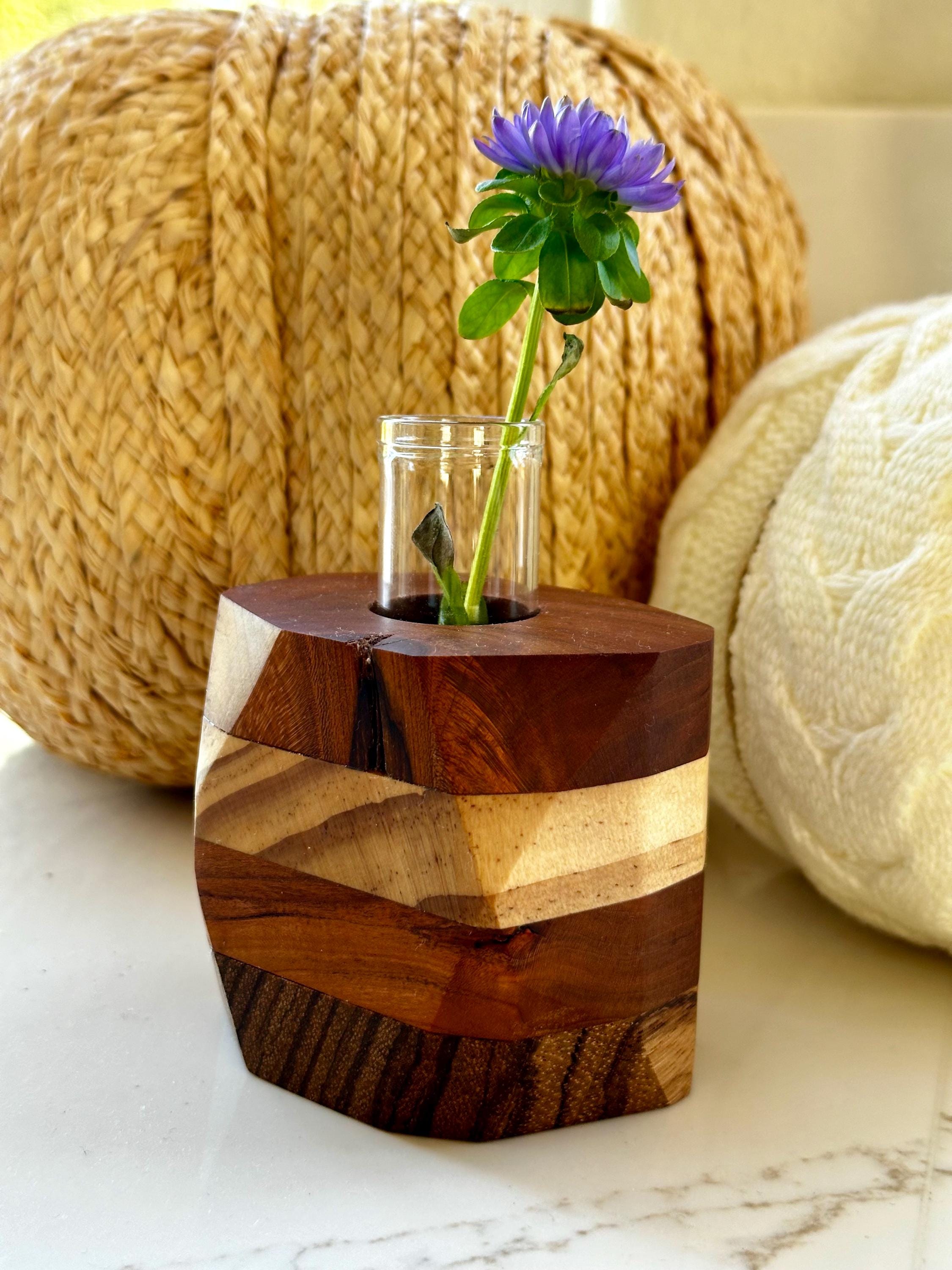 Wood Bud Vase OR Propagation Station