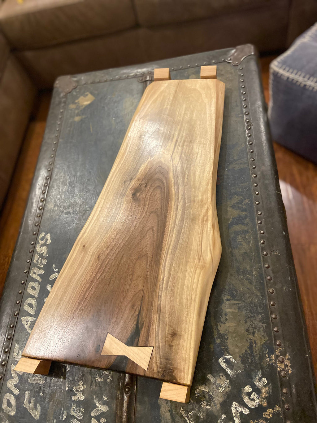 Live Edge Black Walnut Charcuterie Board