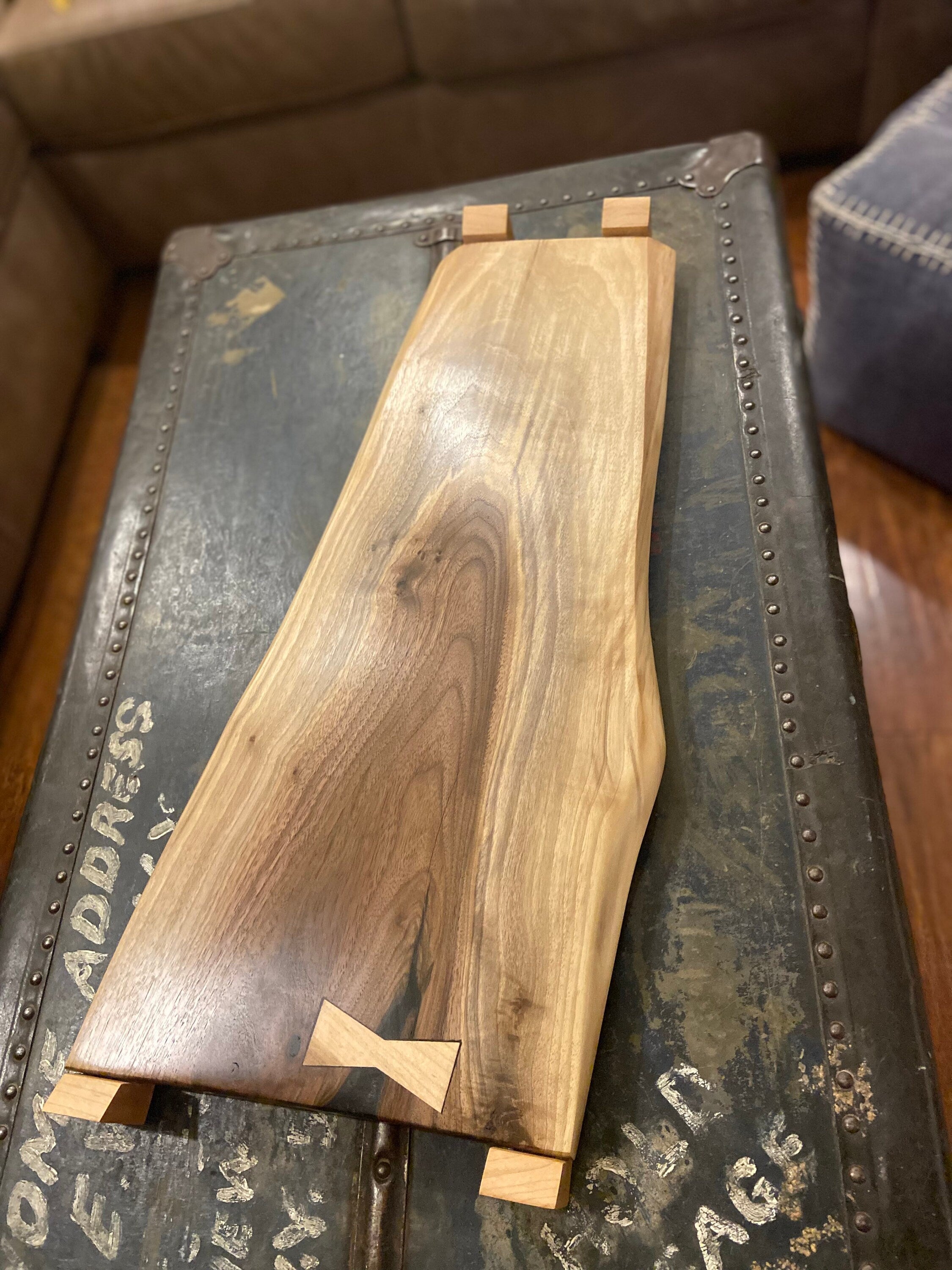 Live Edge Black Walnut Charcuterie Board