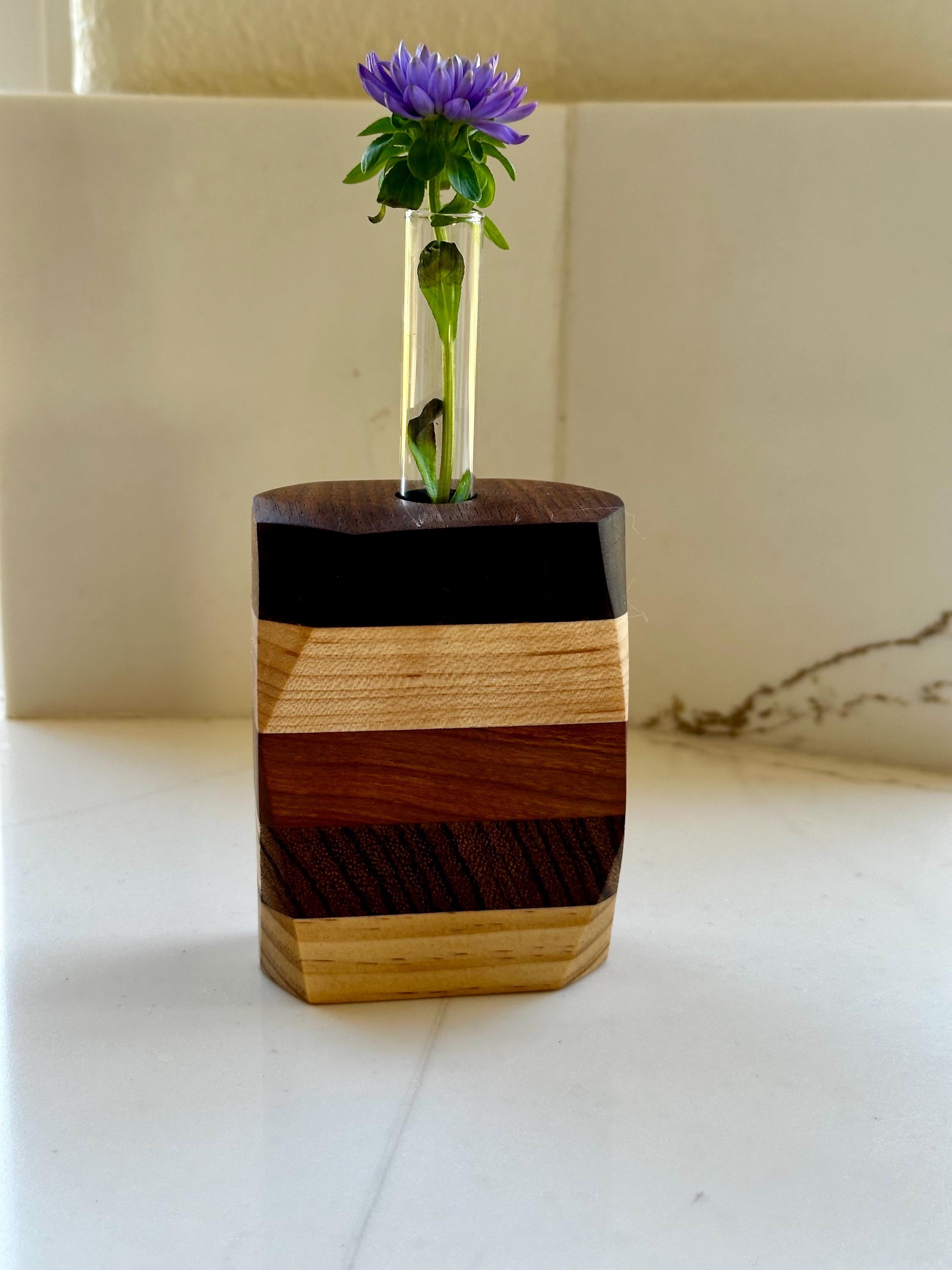Wood Bud Vase OR Propagation Station