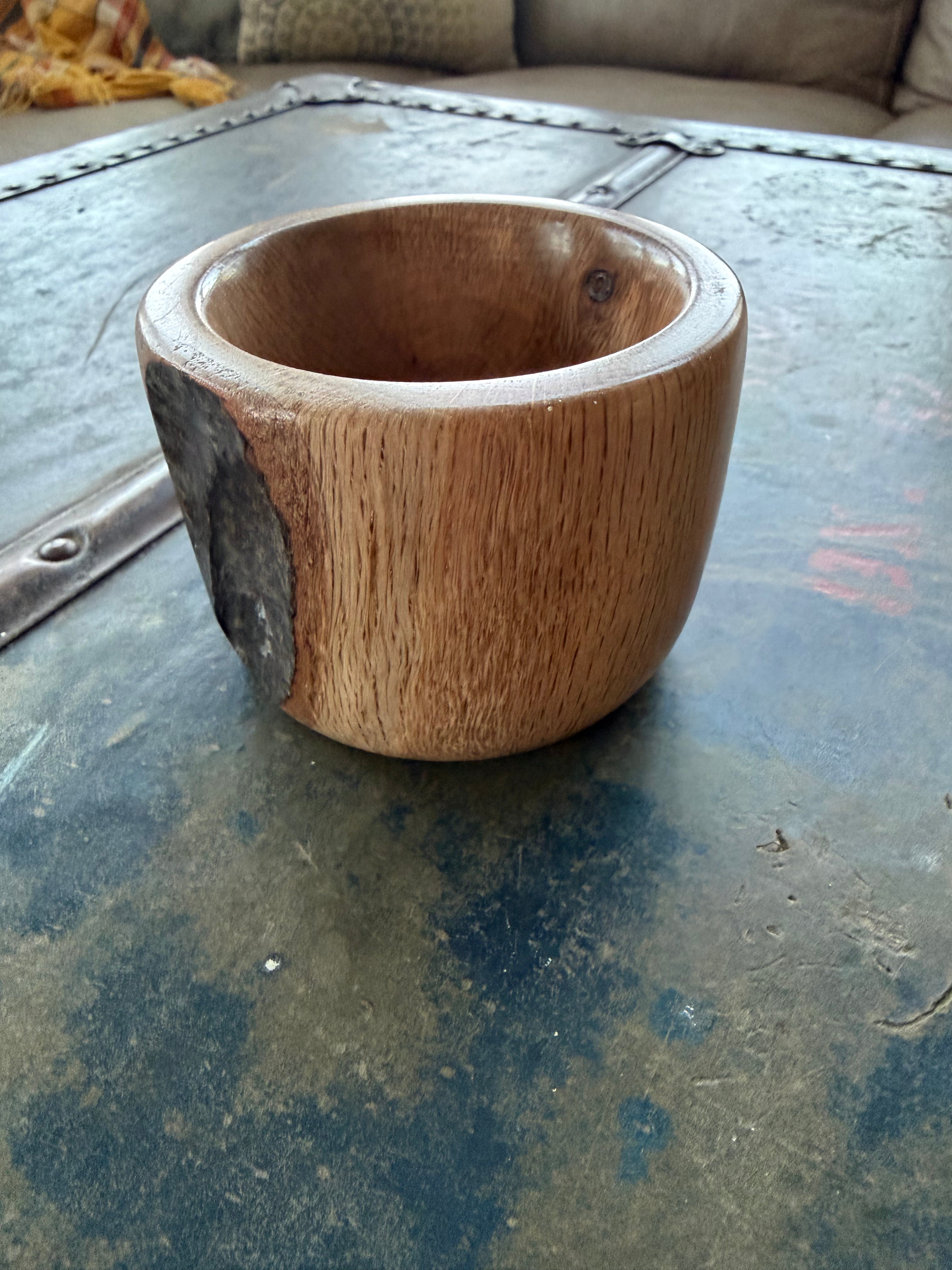 Live-Edge Live Oak Bowl