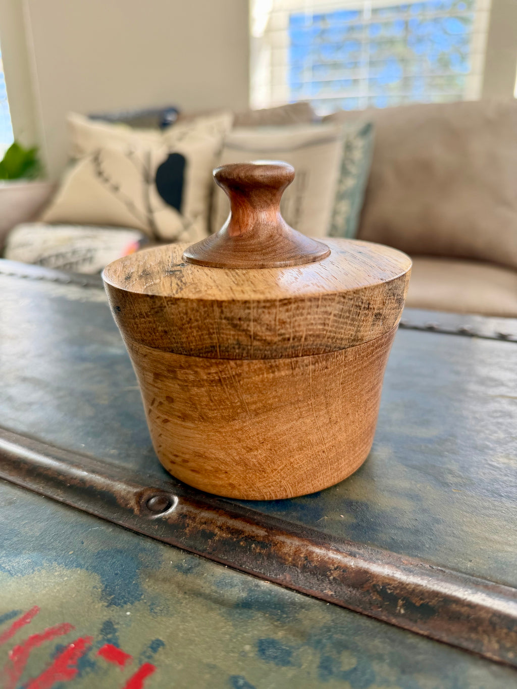 Hand-turned Lidded Box