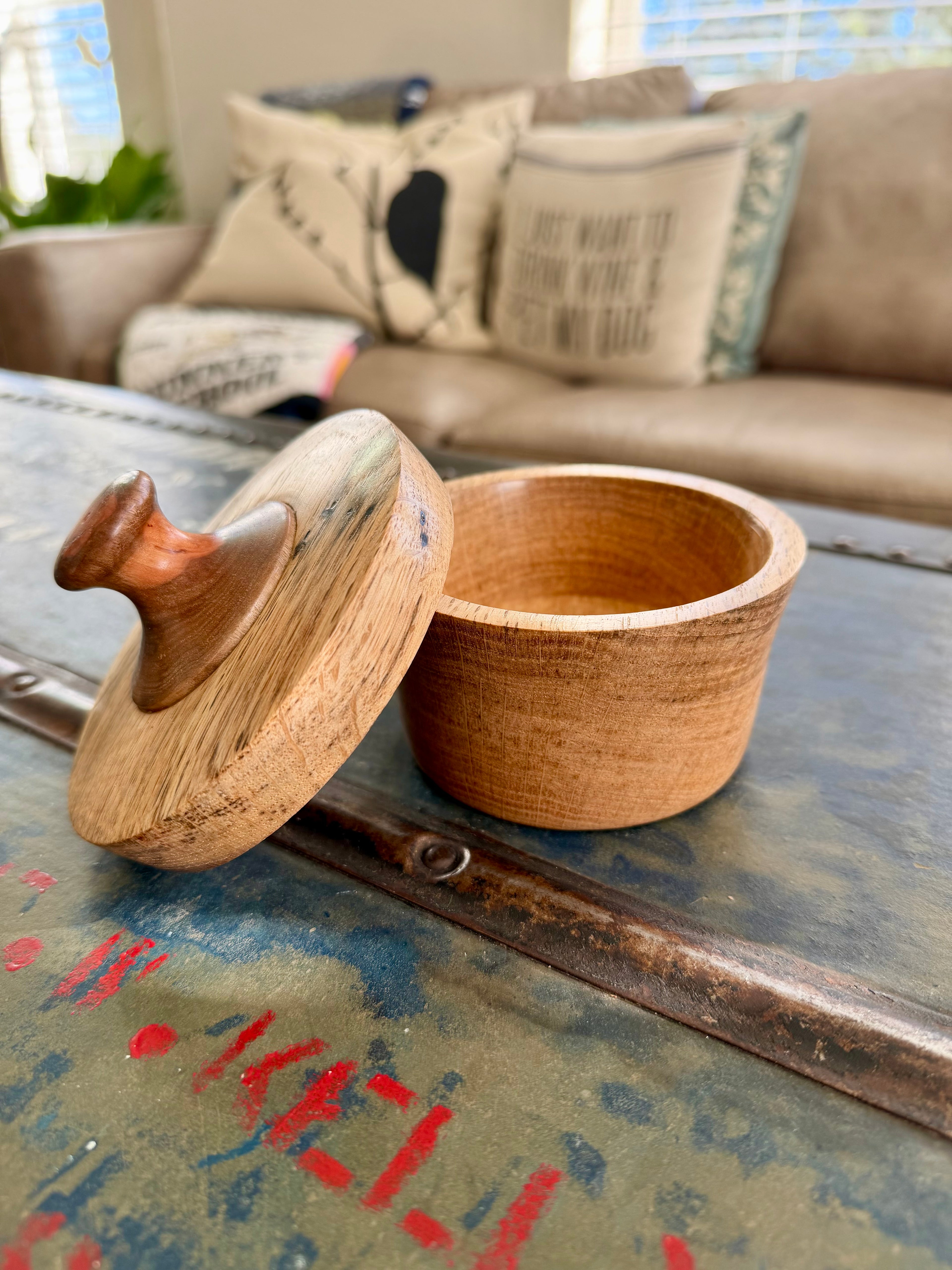 Hand-turned Lidded Box