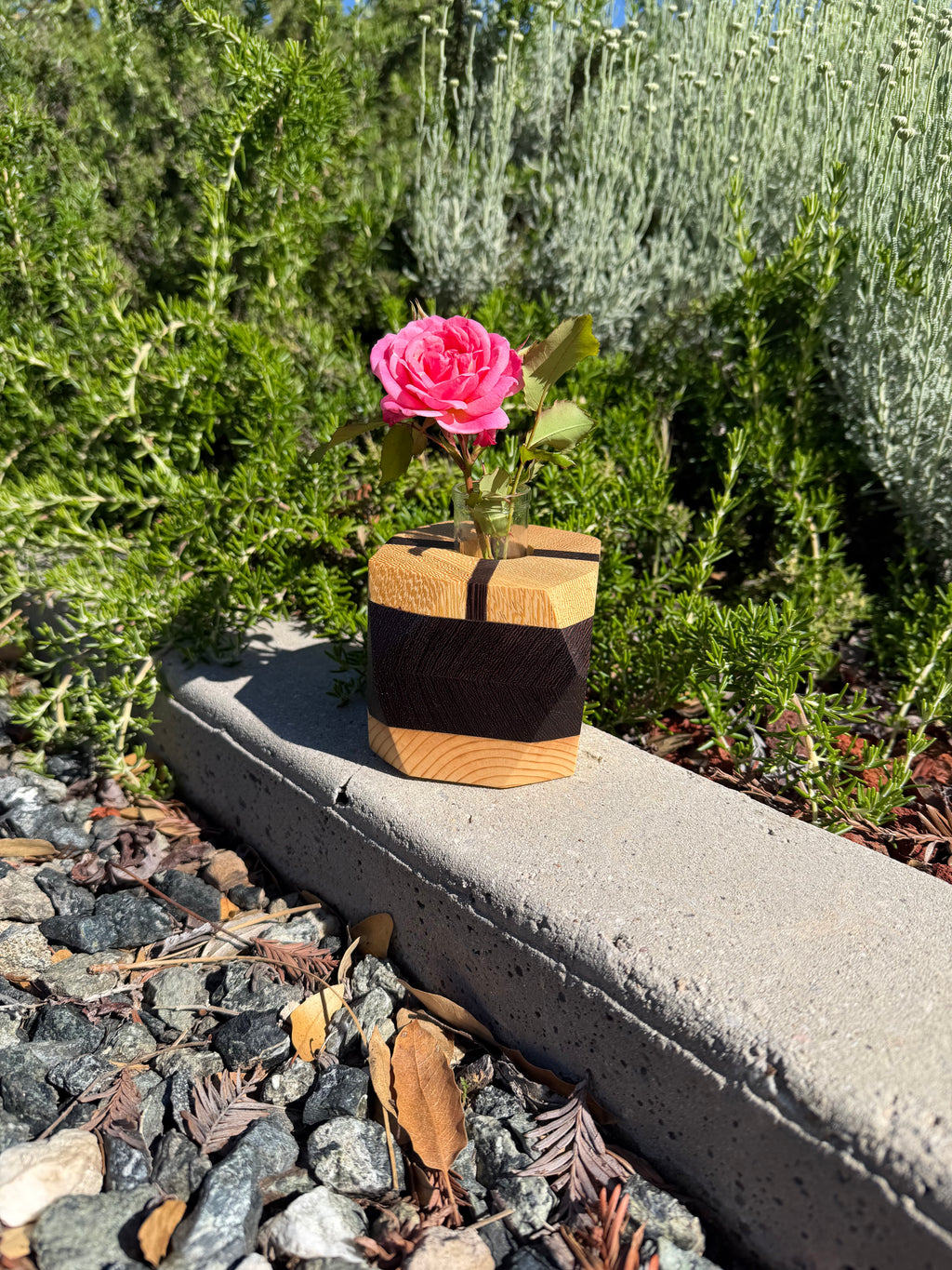 Wood Bud Vase OR Propagation Station