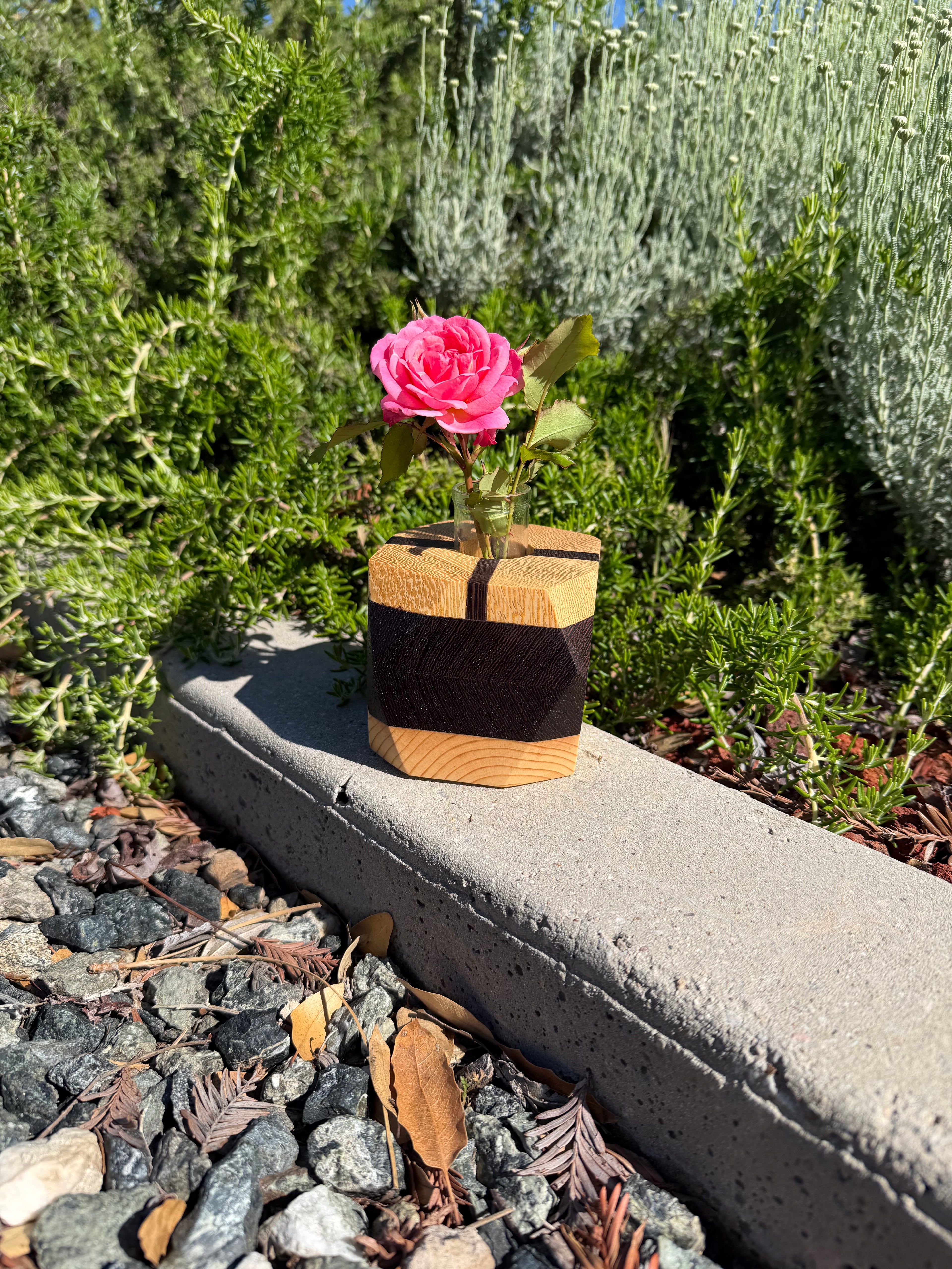 Wood Bud Vase OR Propagation Station