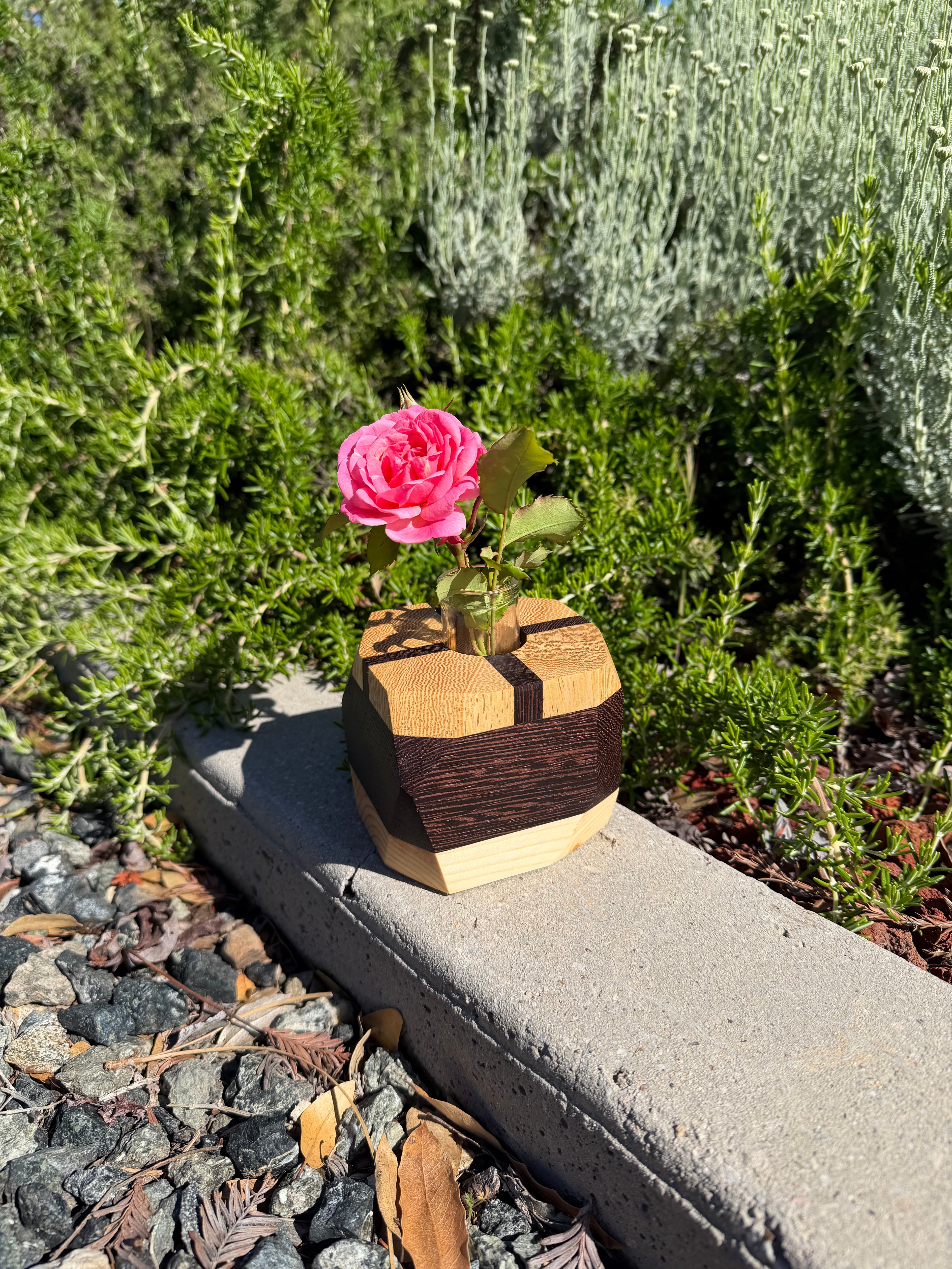 Wood Bud Vase OR Propagation Station