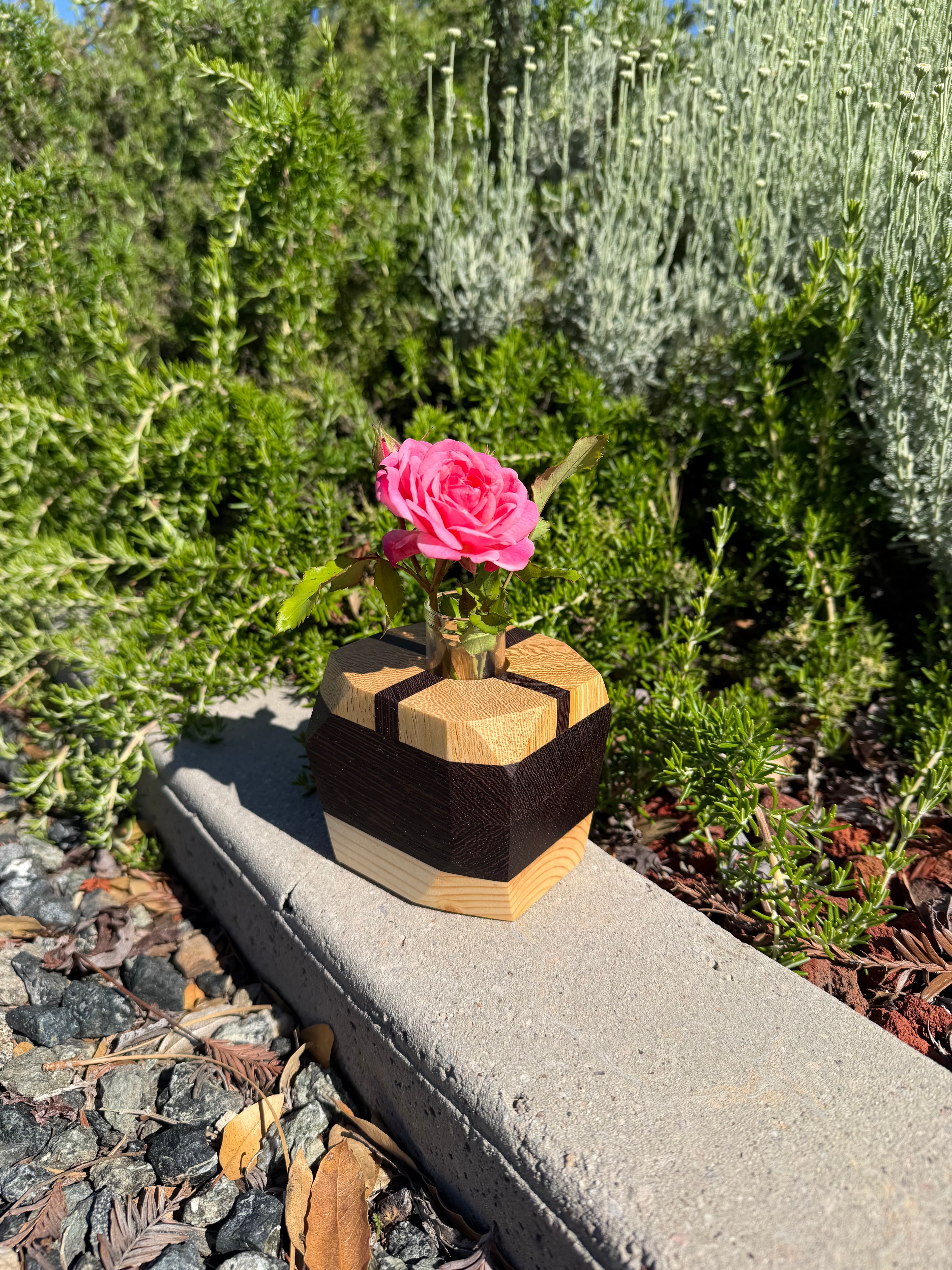 Wood Bud Vase OR Propagation Station