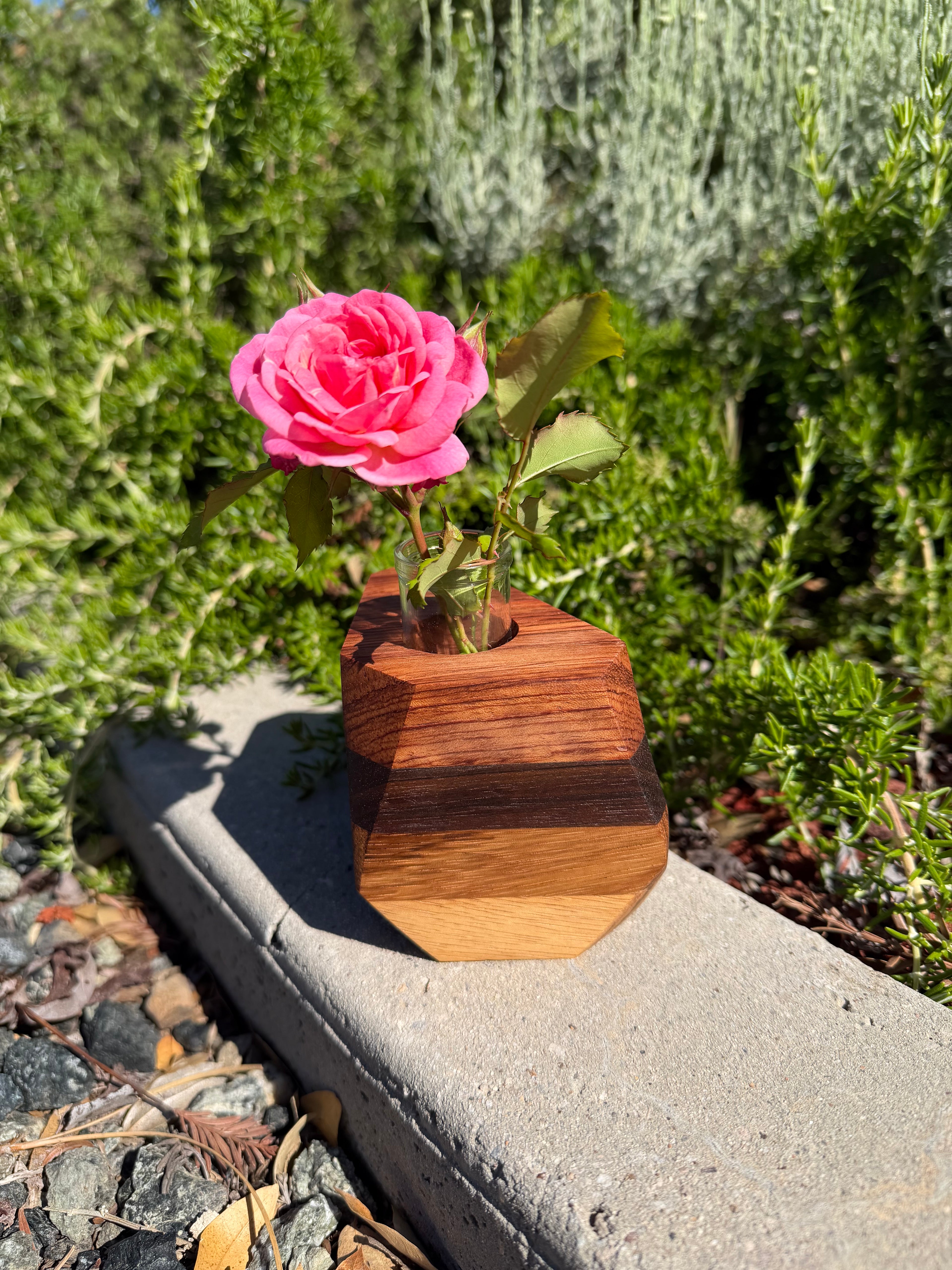 Wood Bud Vase OR Propagation Station