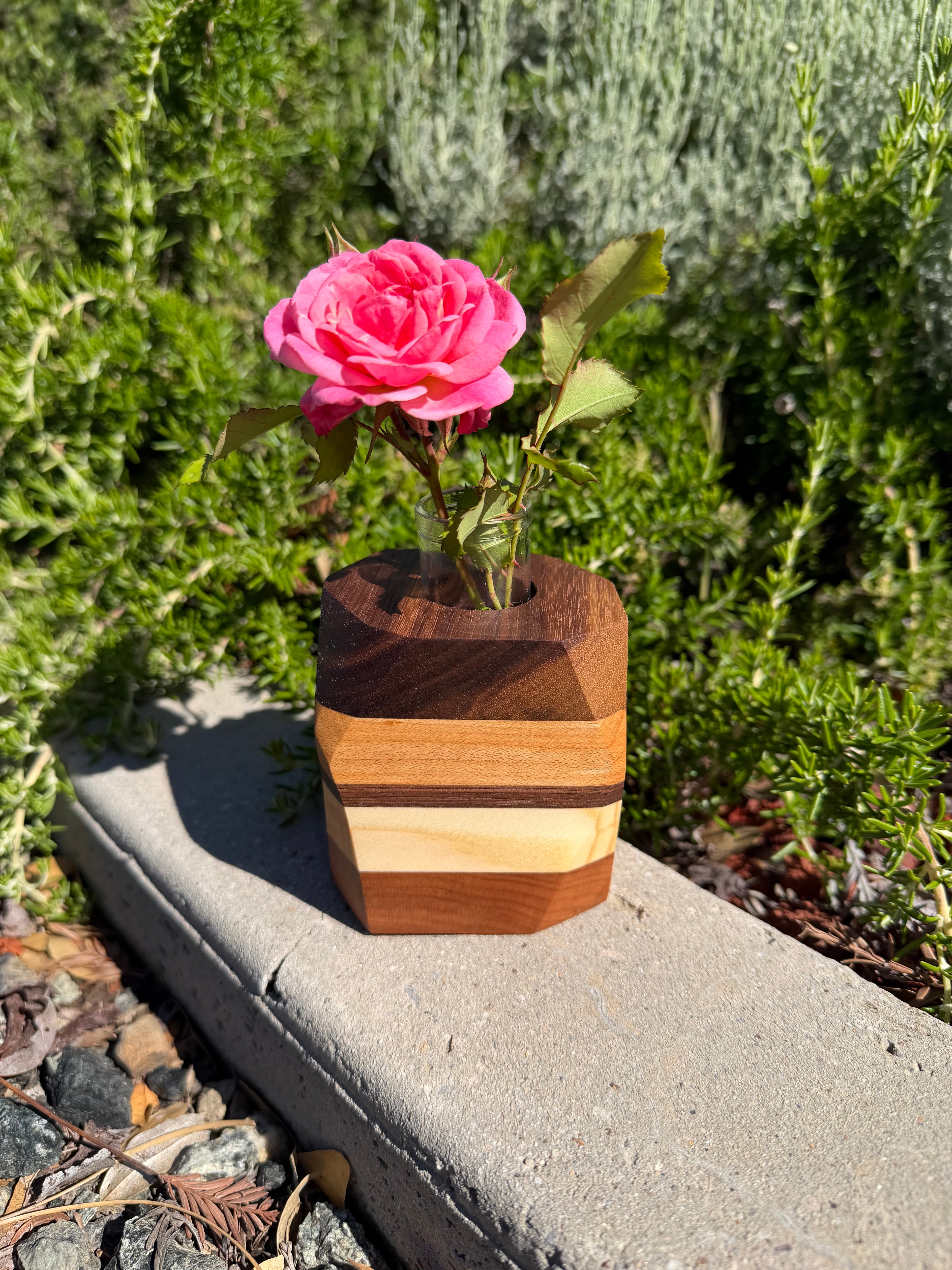 Wood Bud Vase OR Propagation Station