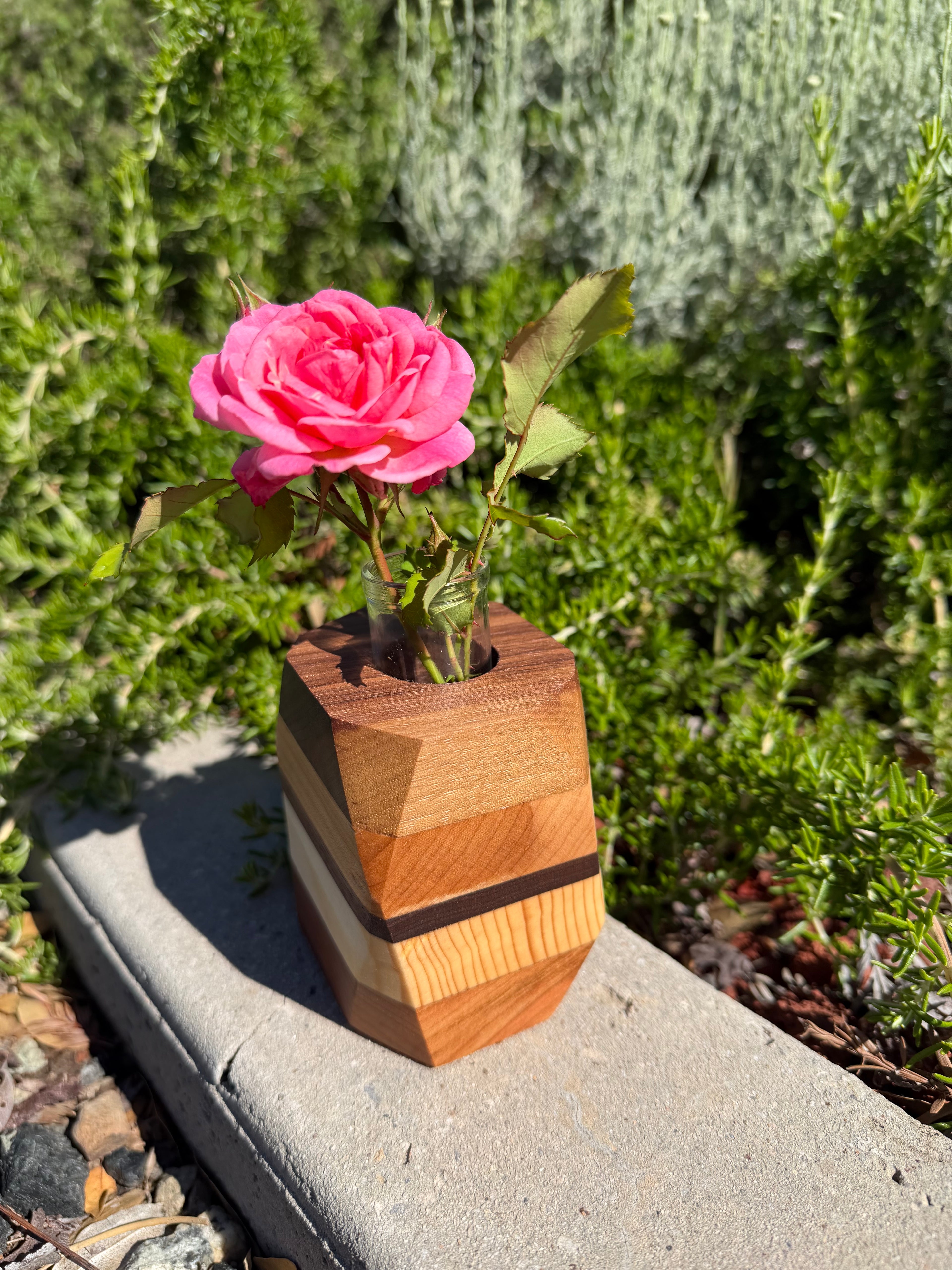 Wood Bud Vase OR Propagation Station
