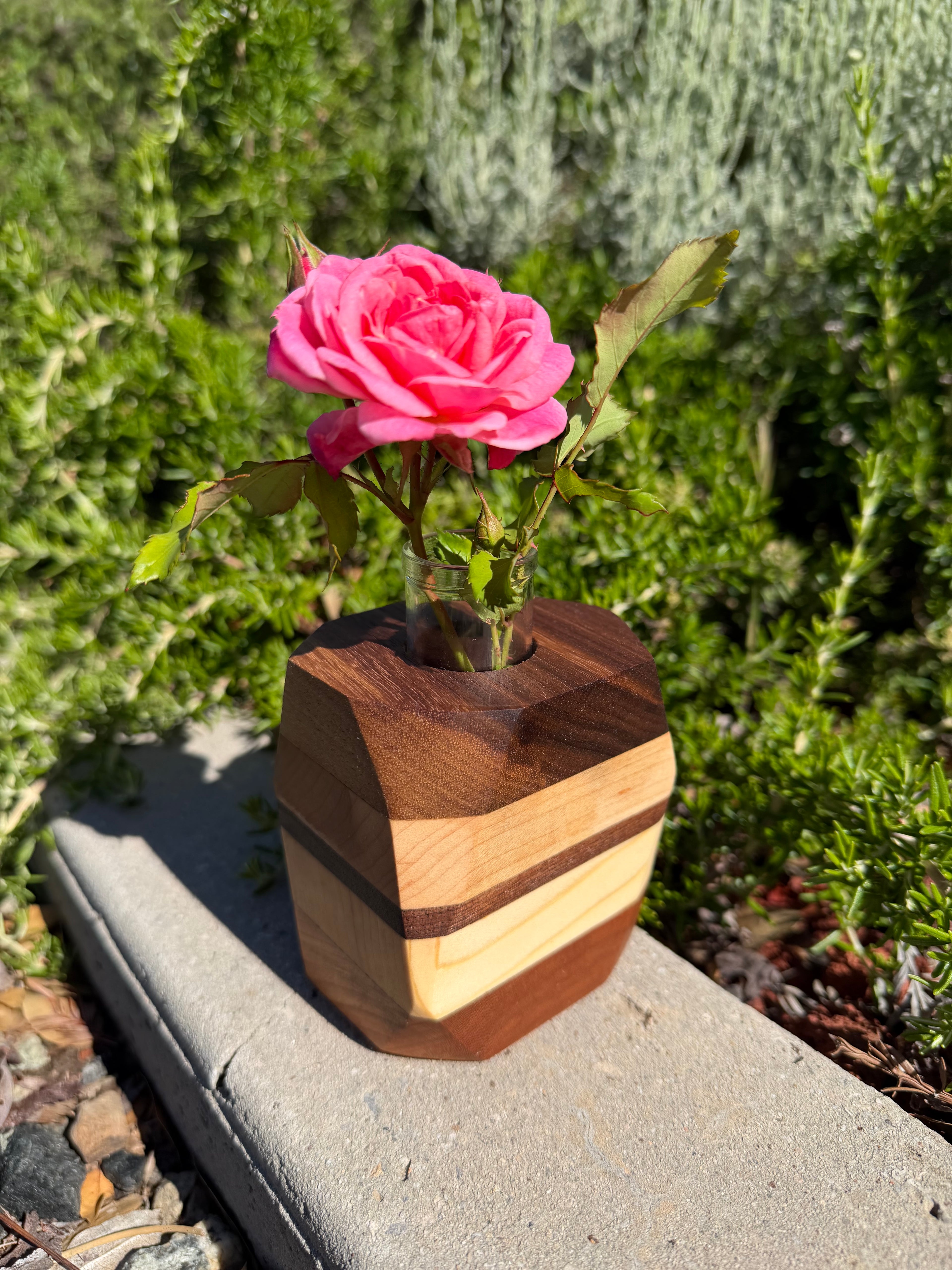 Wood Bud Vase OR Propagation Station