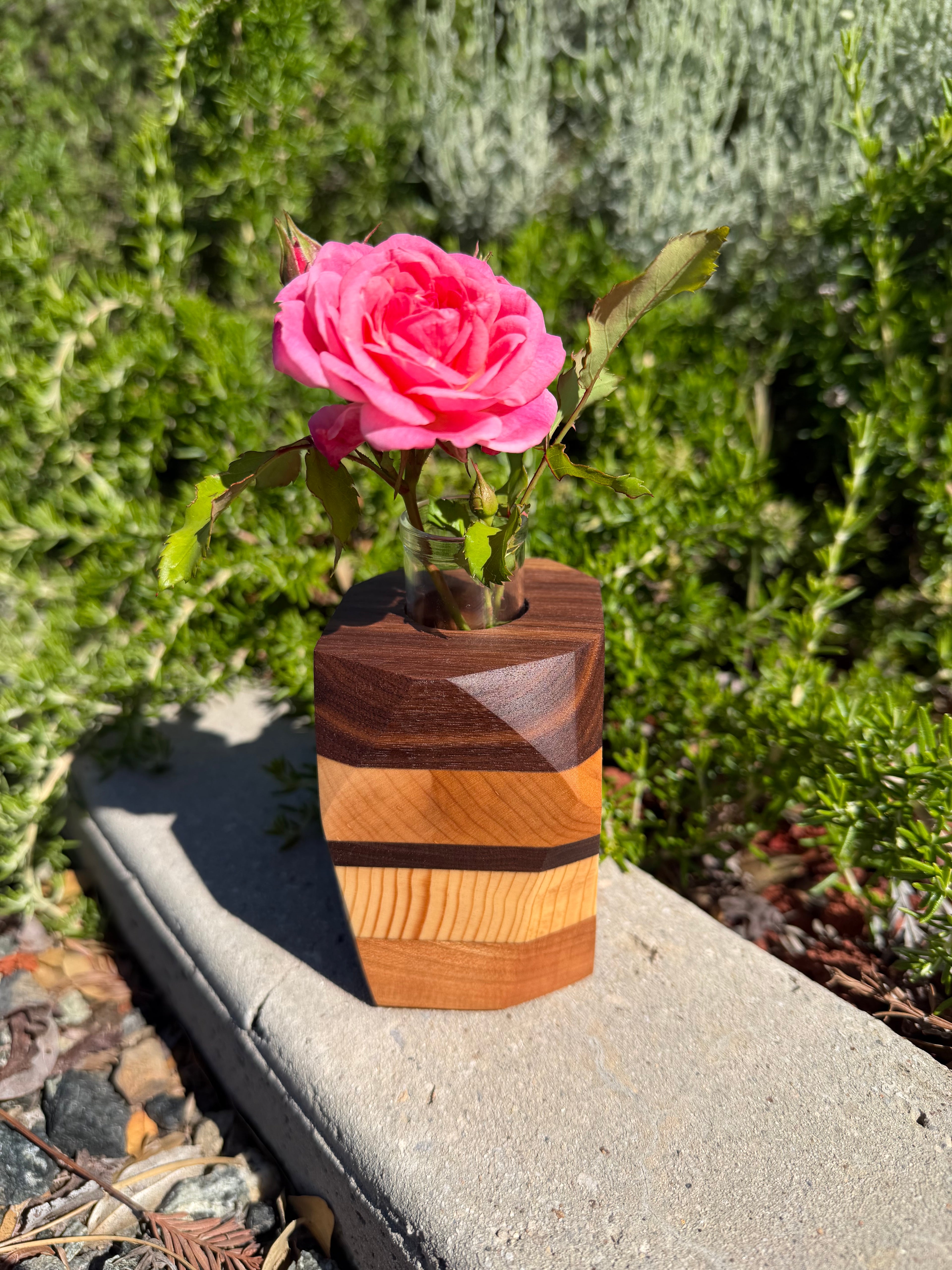 Wood Bud Vase OR Propagation Station