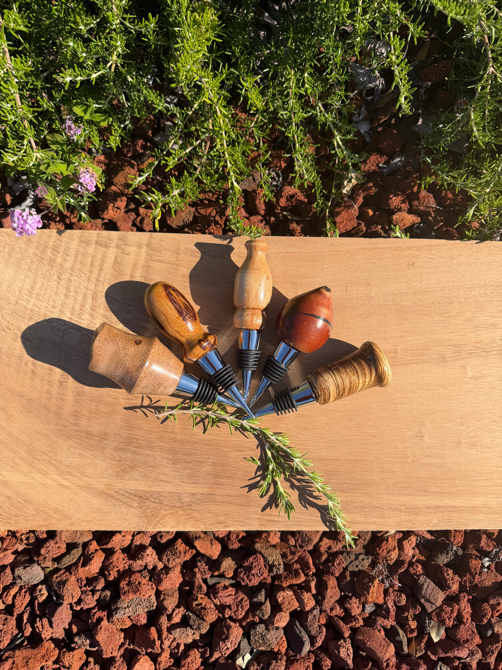 Handcrafted Wooden Wine Bottle Stoppers