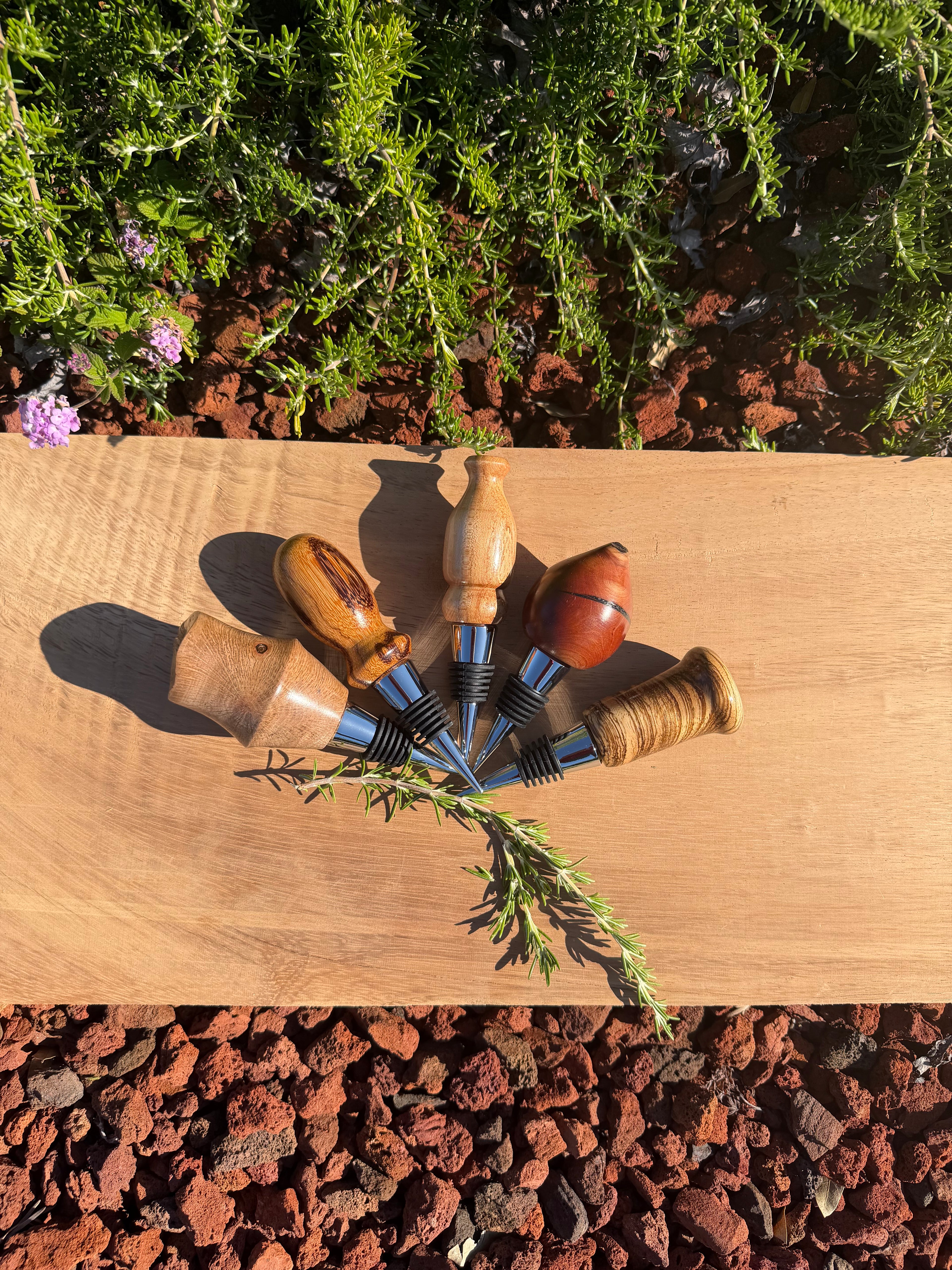 Handcrafted Wooden Wine Bottle Stoppers