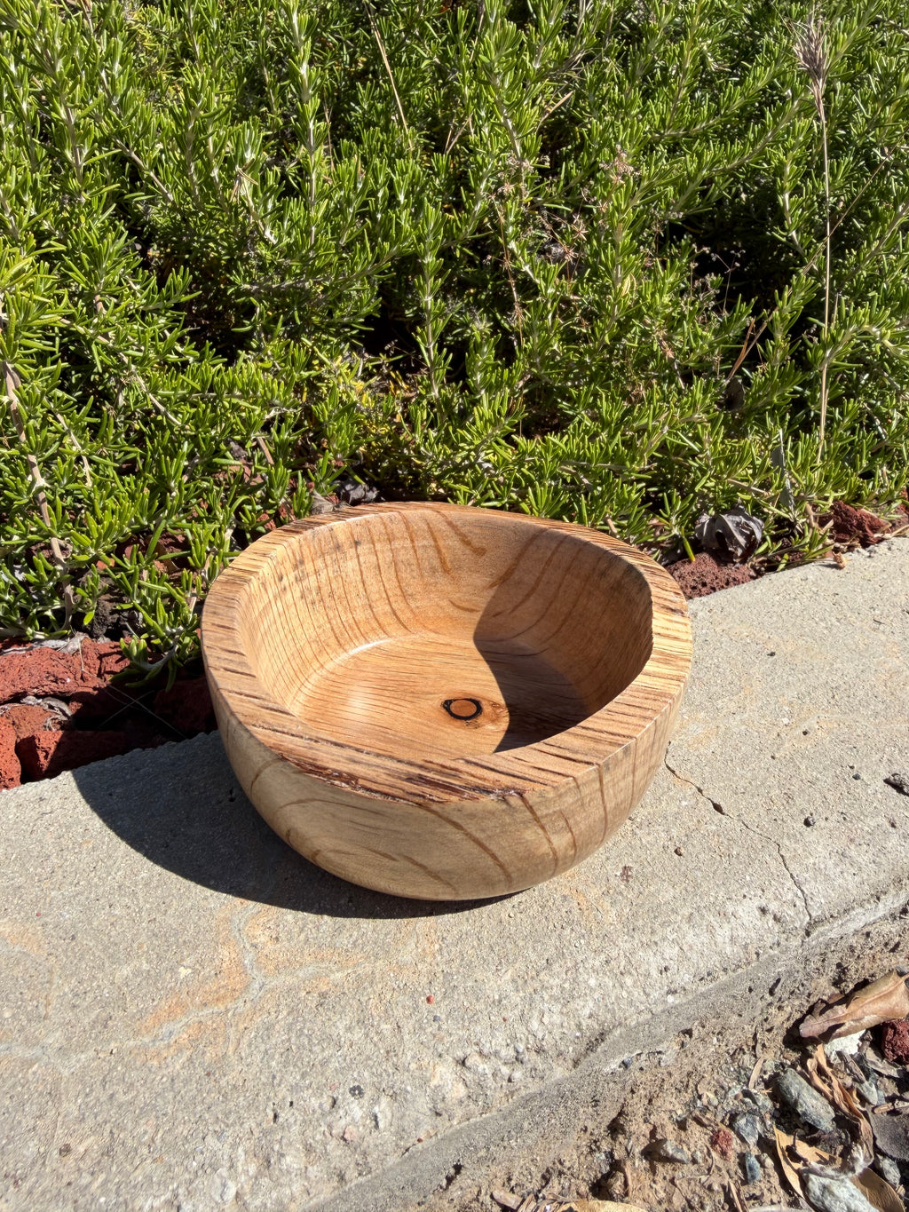 Live-edge Almond Wood Bowl