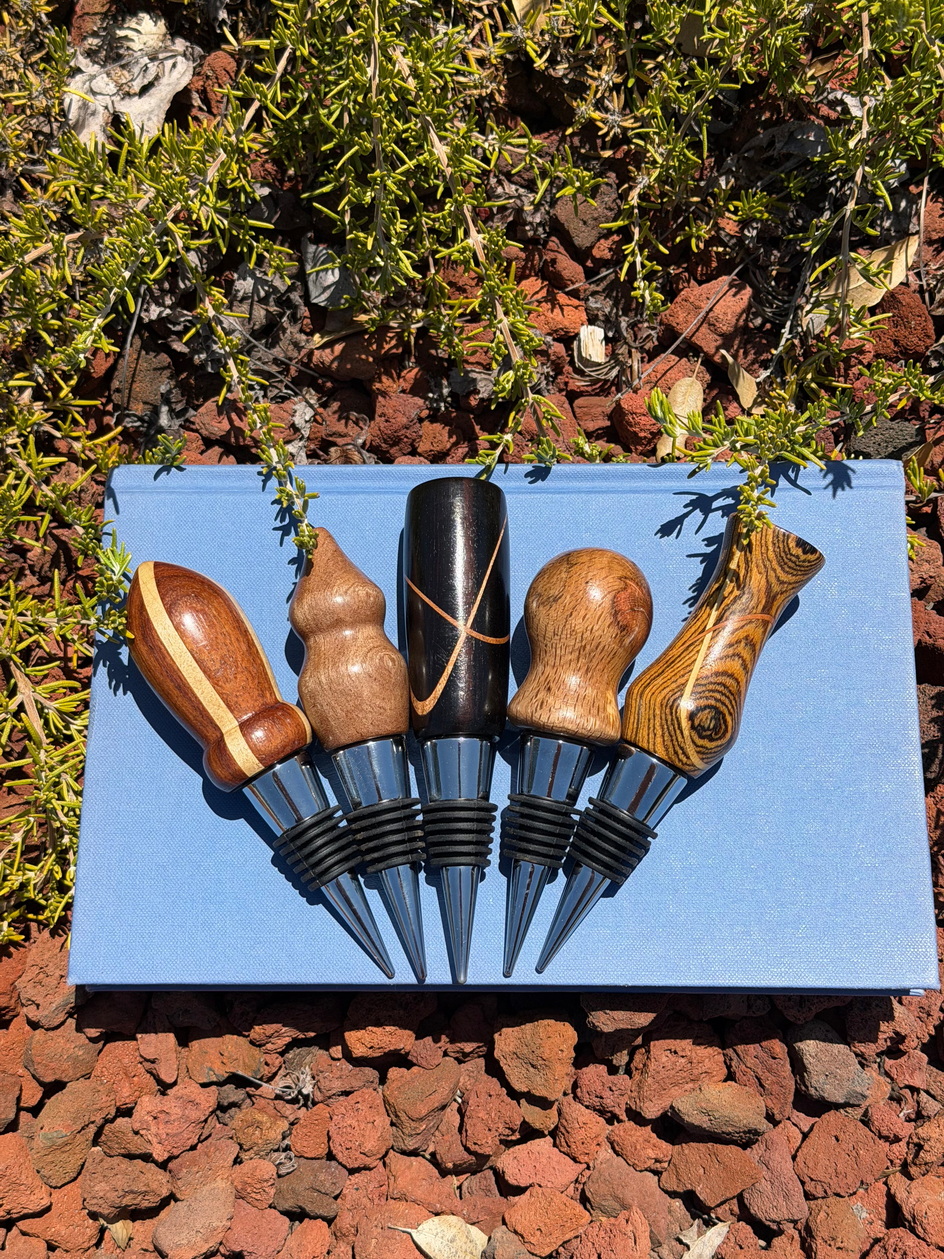 Handcrafted Wooden Wine Bottle Stoppers