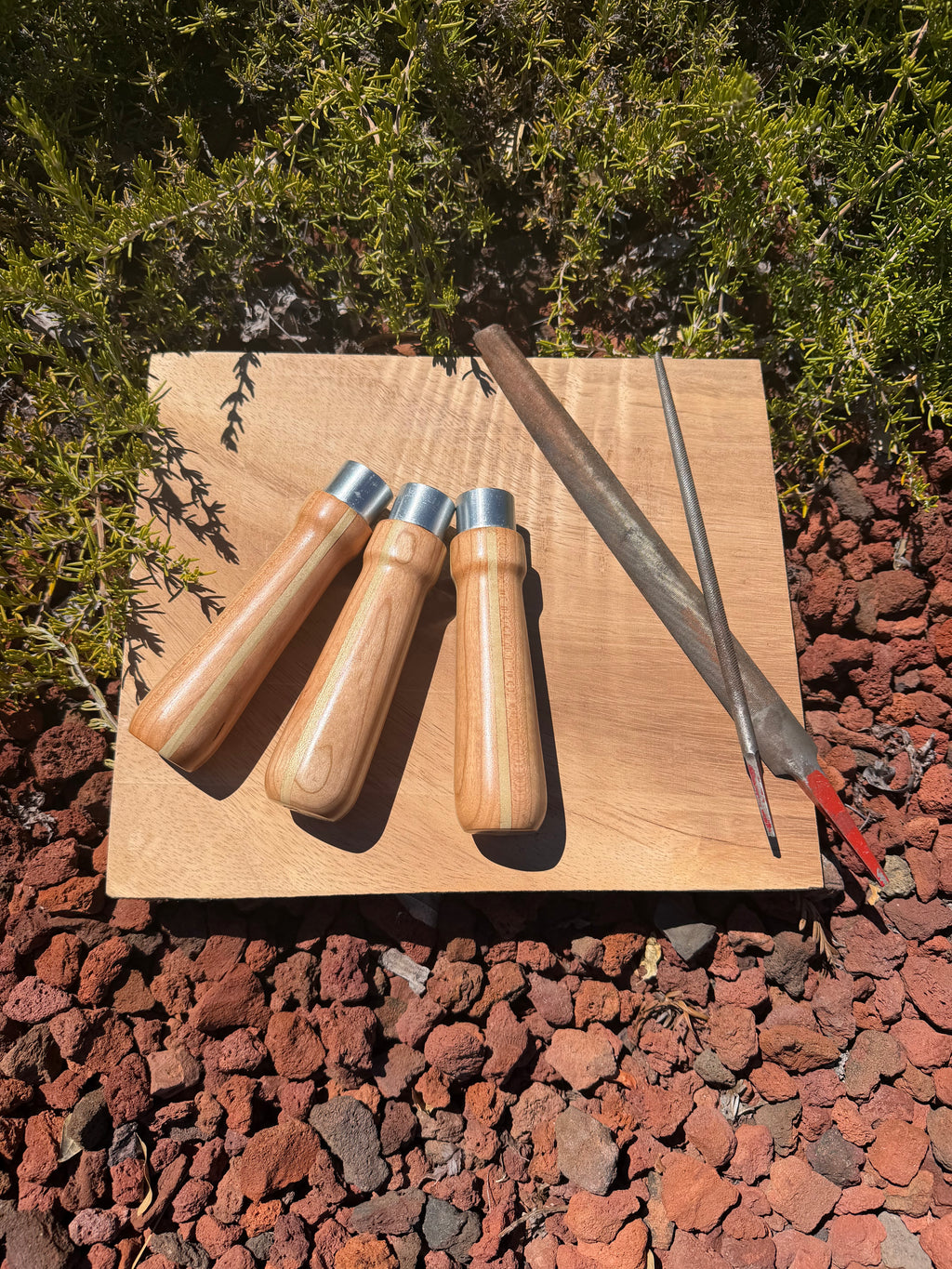Hand-turned File Handles (files not included)