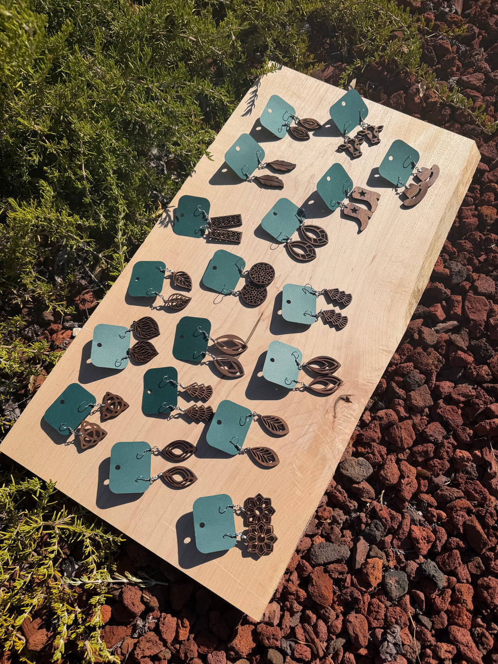 Artisan Walnut Earrings