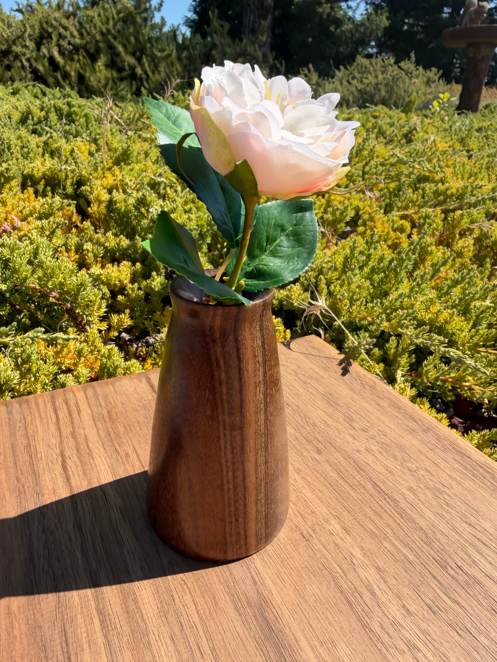 Black Walnut Bud Vase