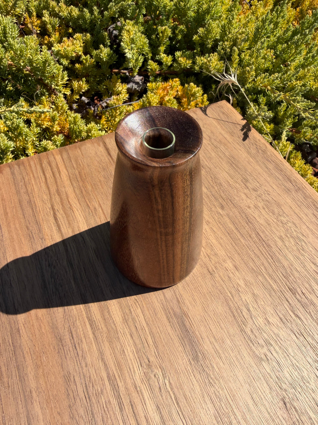 Black Walnut Bud Vase