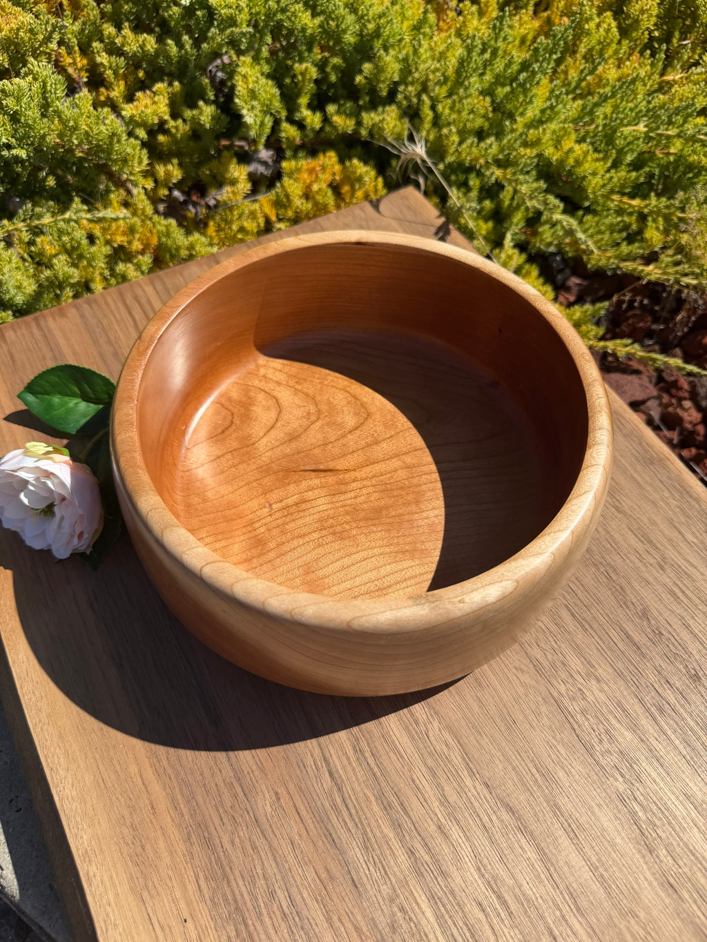 Hand-turned Cherry Bowl