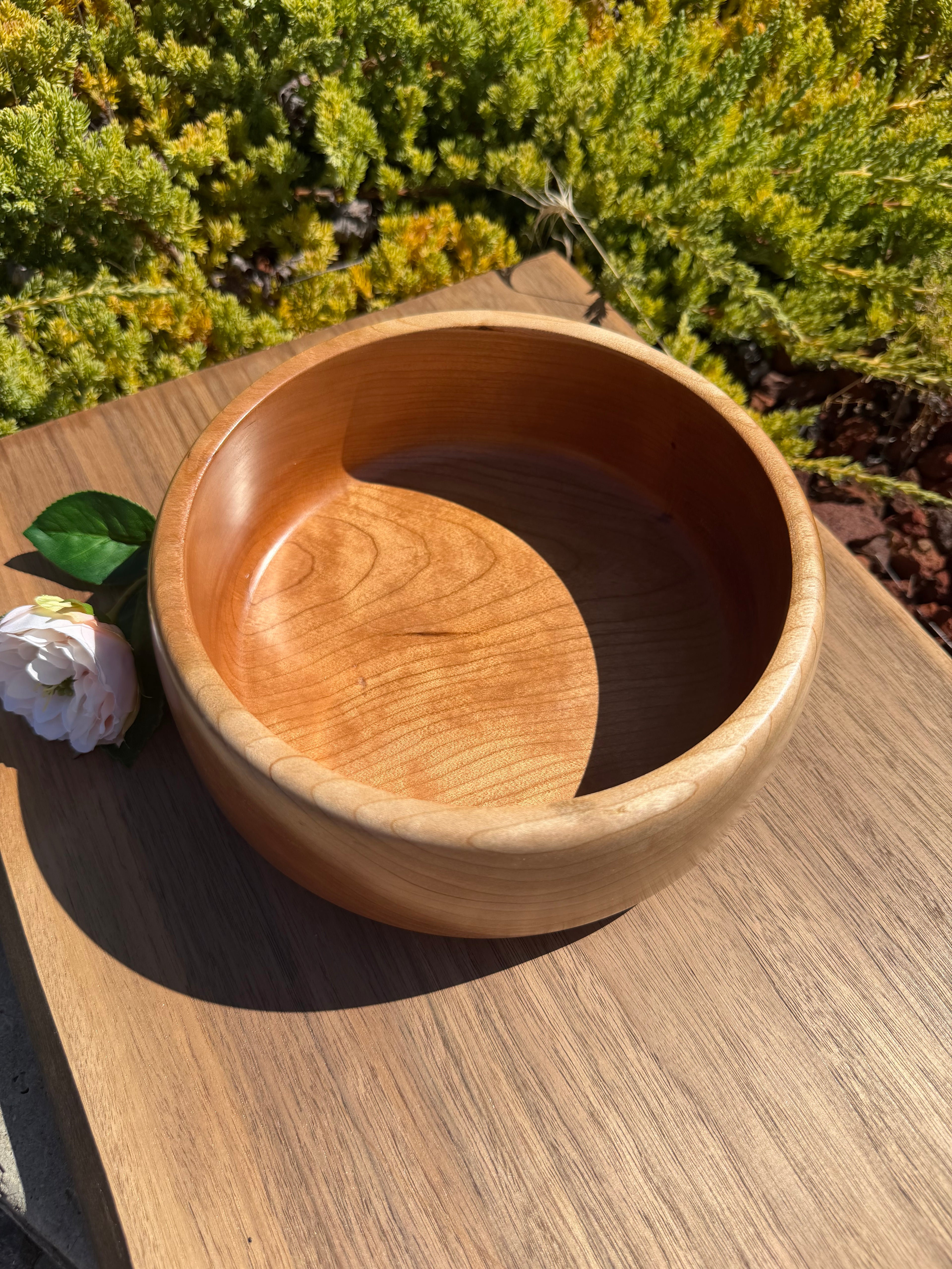 Hand-turned Cherry Bowl