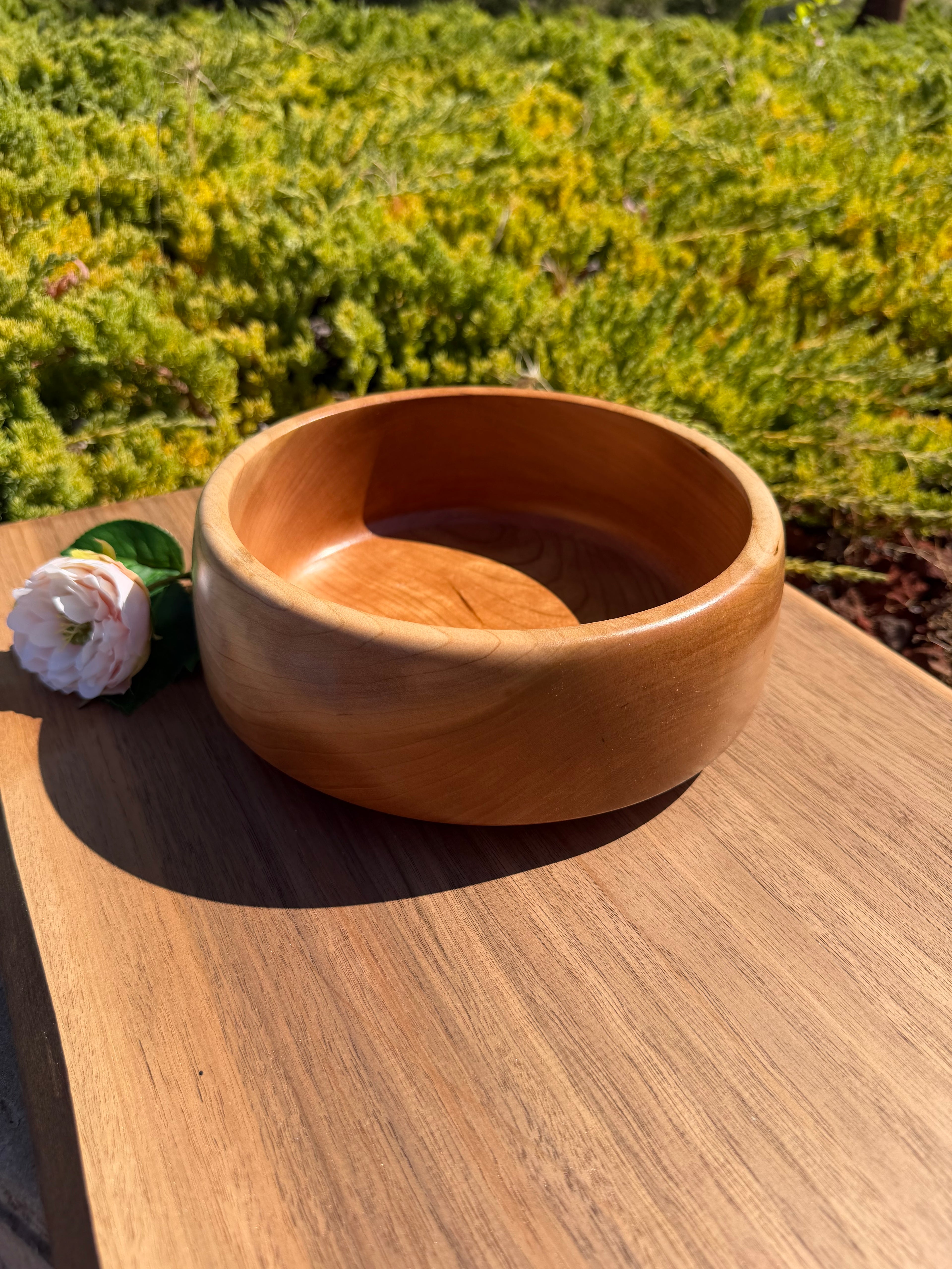Hand-turned Cherry Bowl