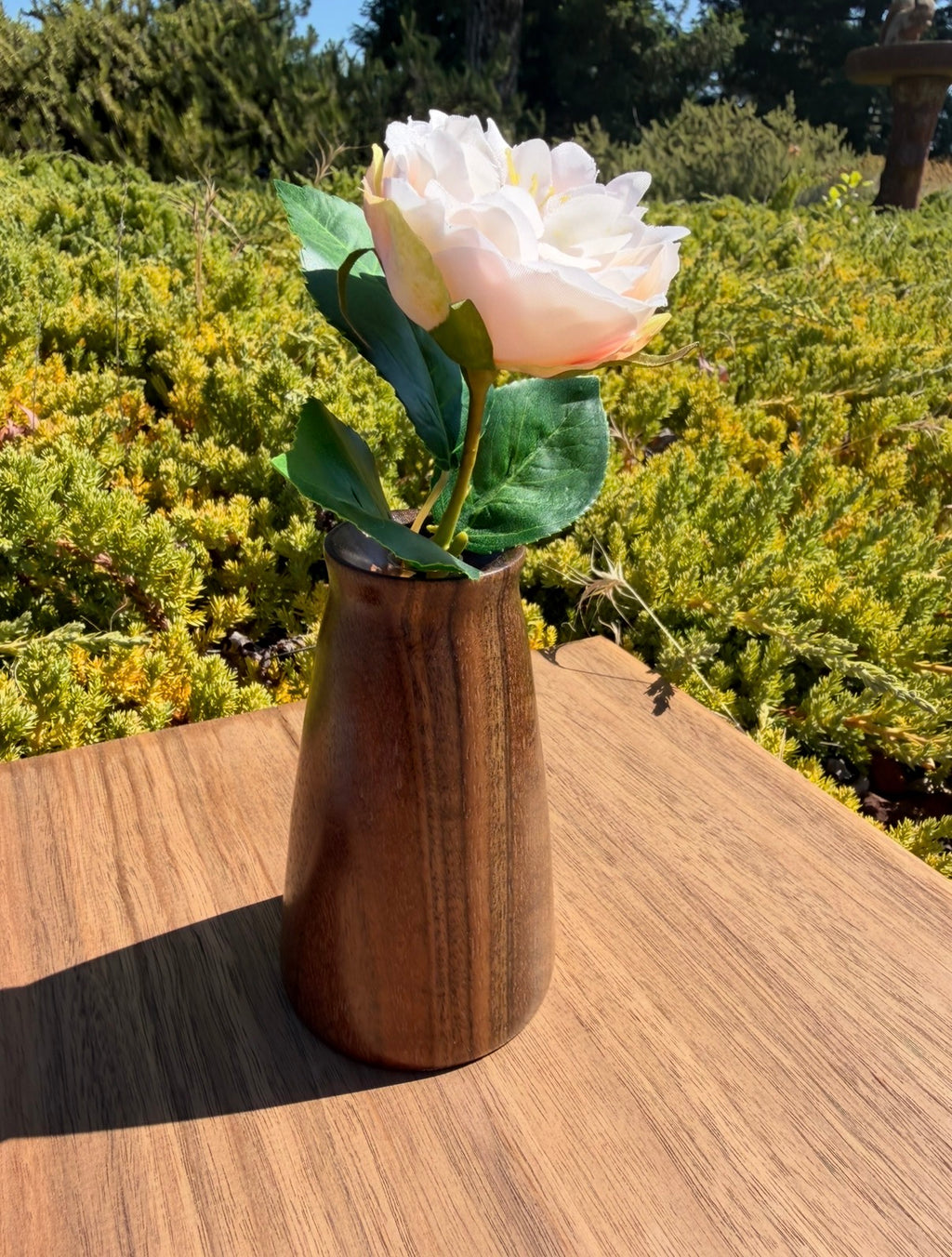 Black Walnut Bud Vase