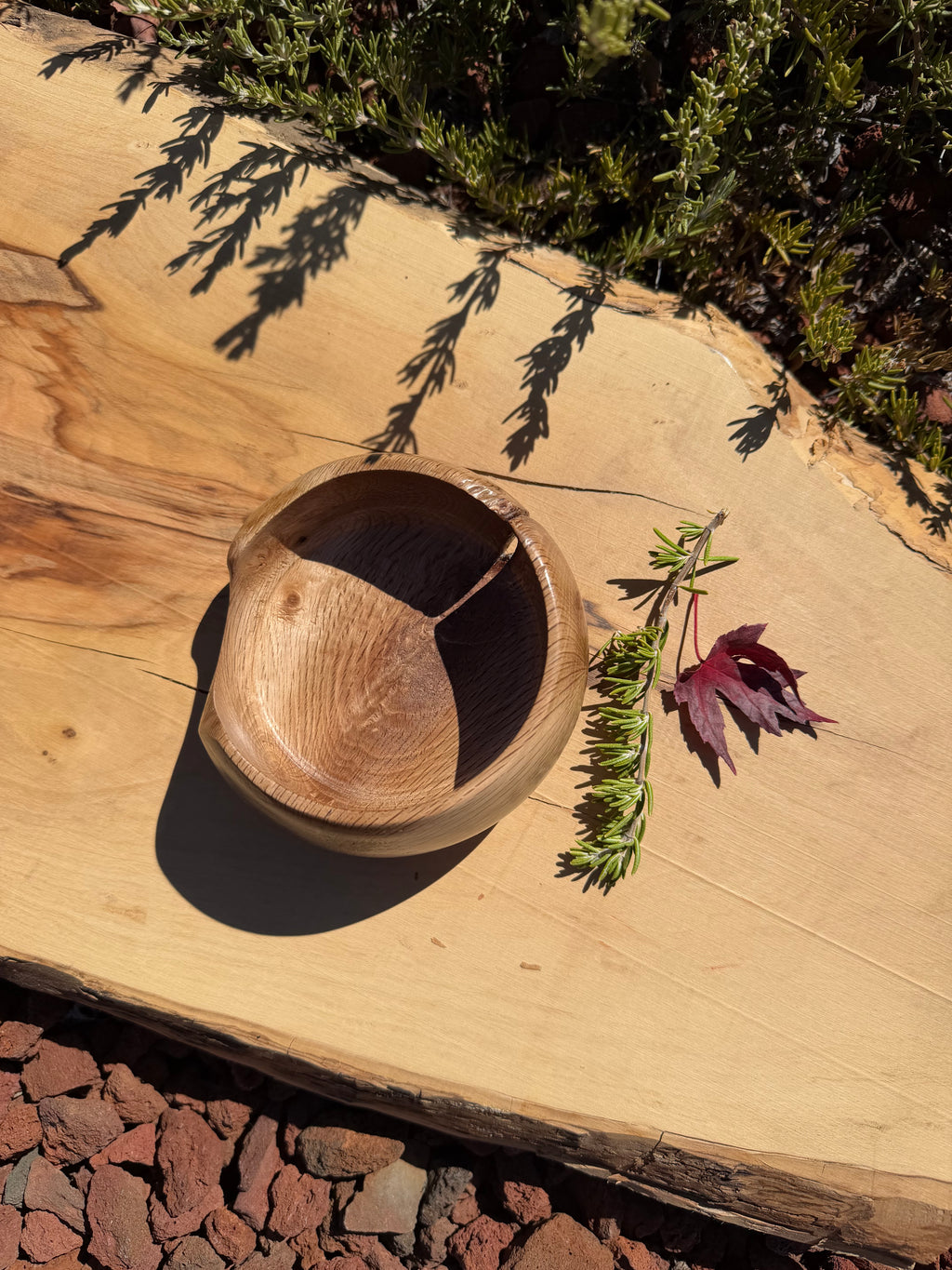 Live-Oak Handcrafted Bowl