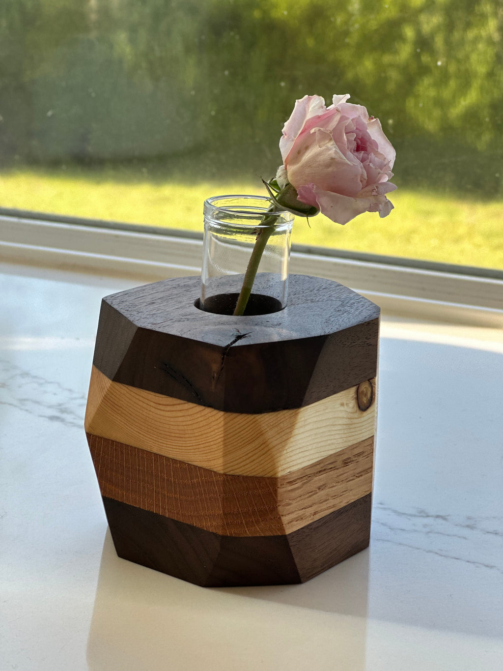 Wood Bud Vase or Propagation Station