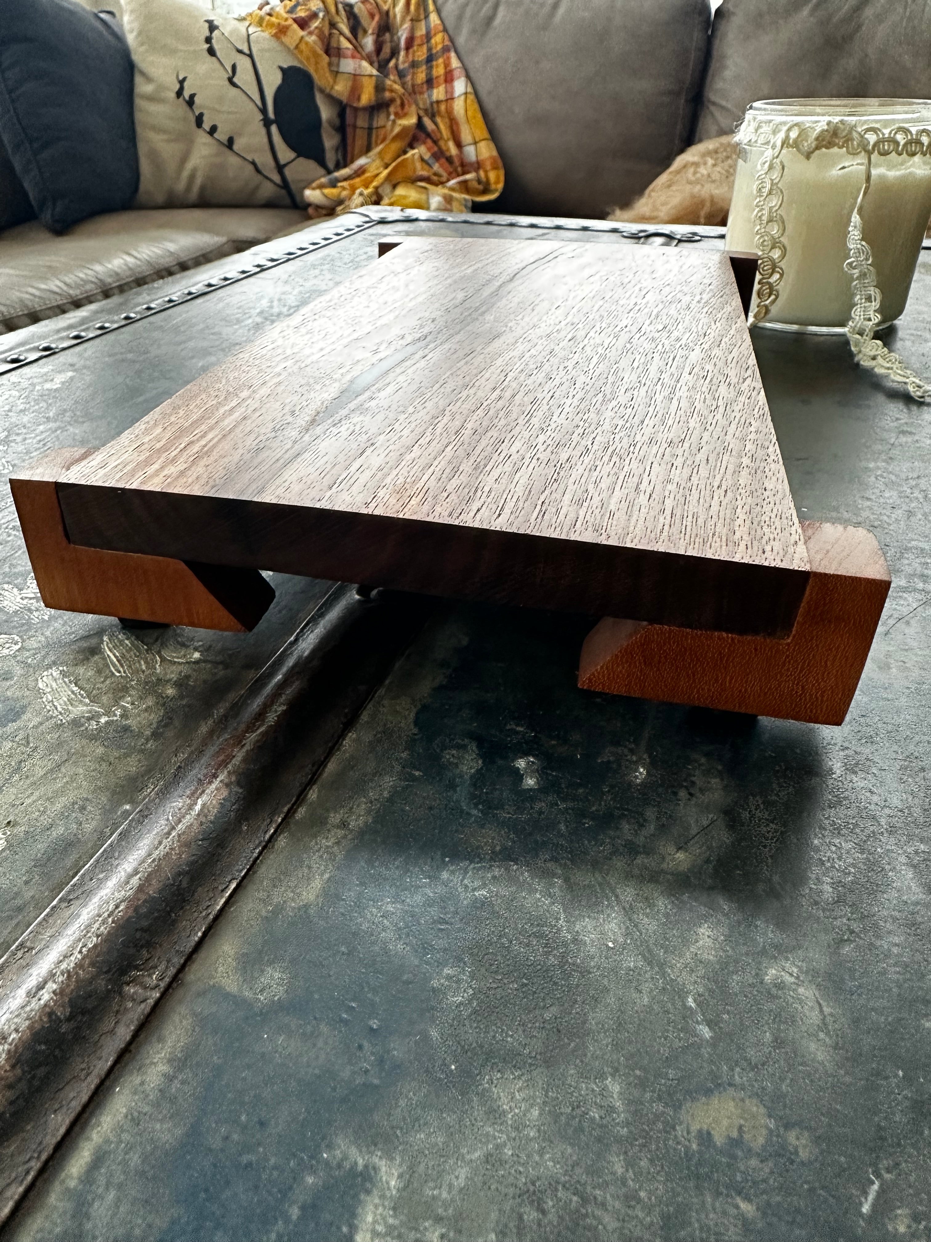 Raised Walnut Charcuterie / Cheese Board