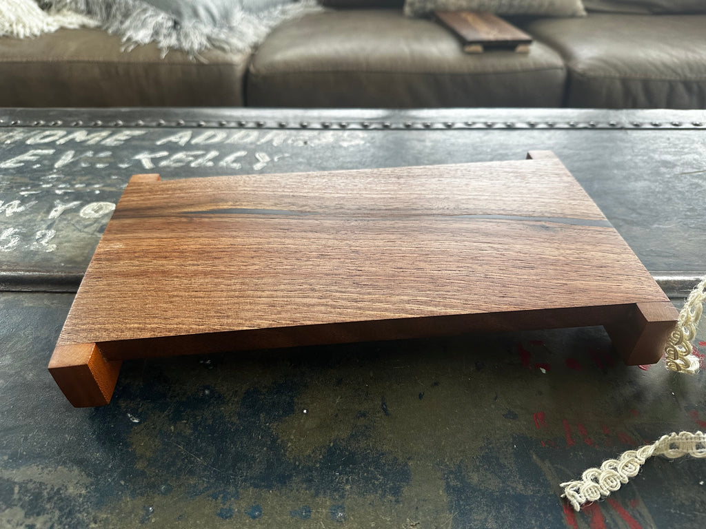 Raised Walnut Charcuterie / Cheese Board