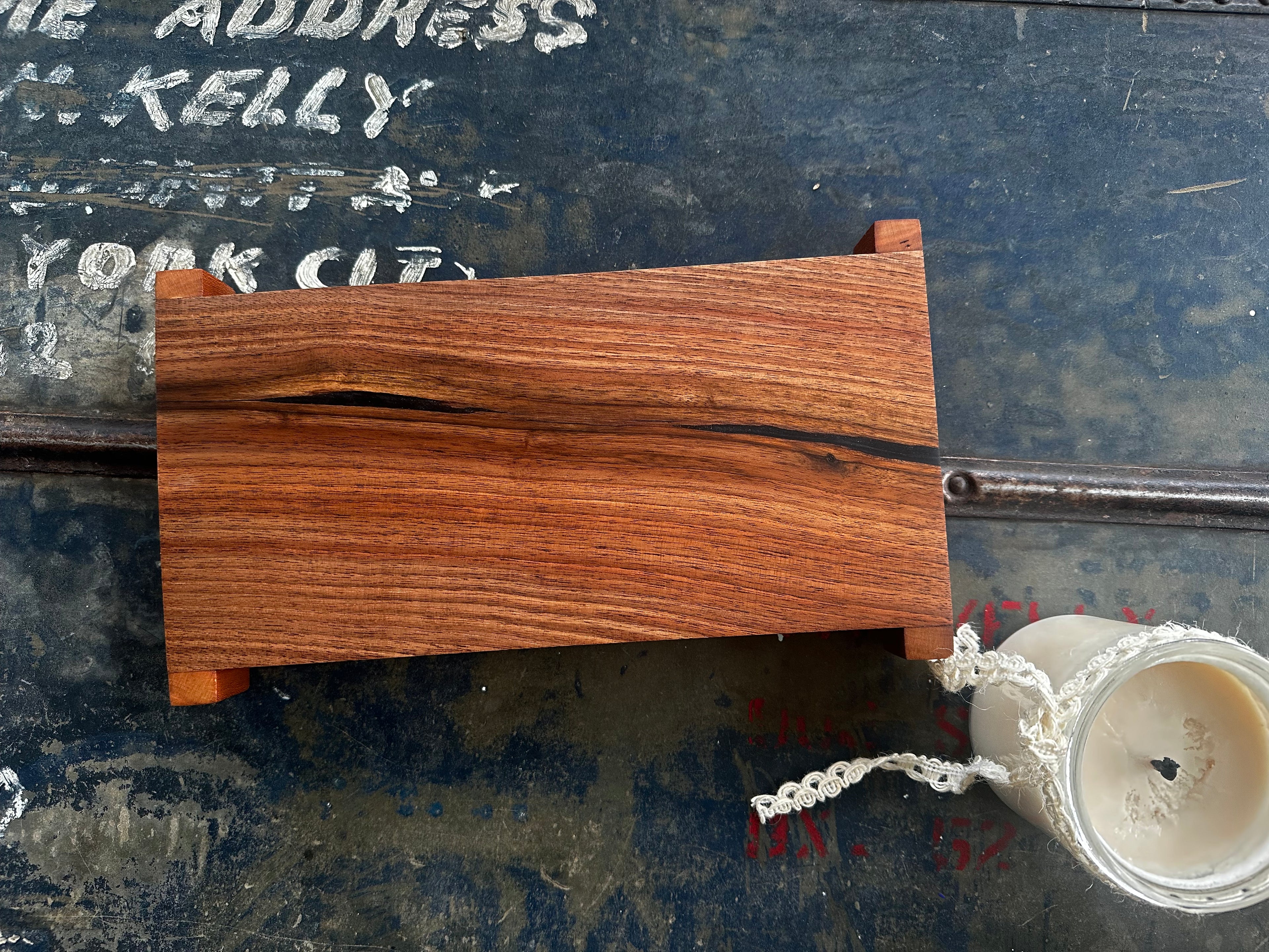 Raised Walnut Charcuterie / Cheese Board