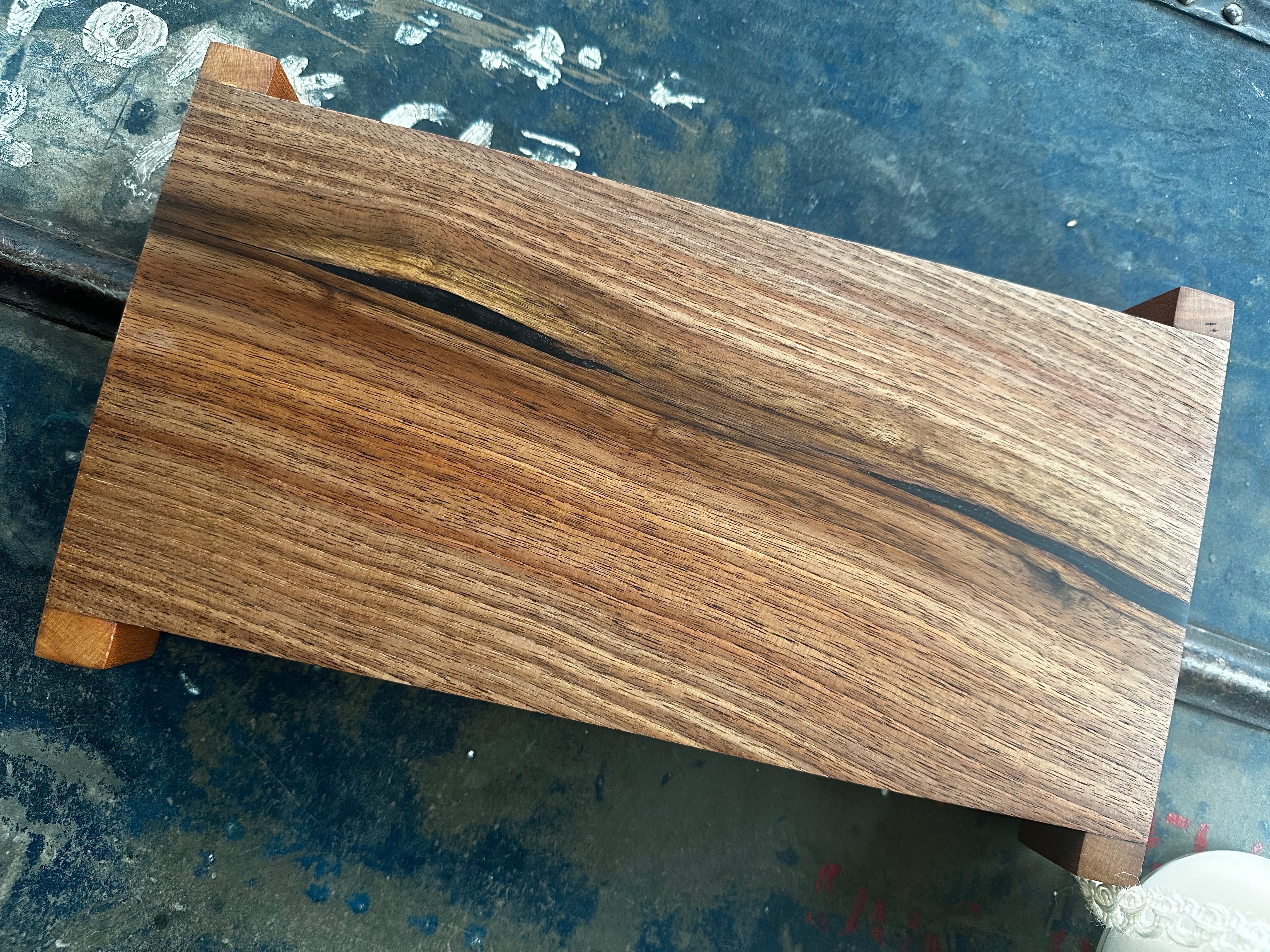 Raised Walnut Charcuterie / Cheese Board
