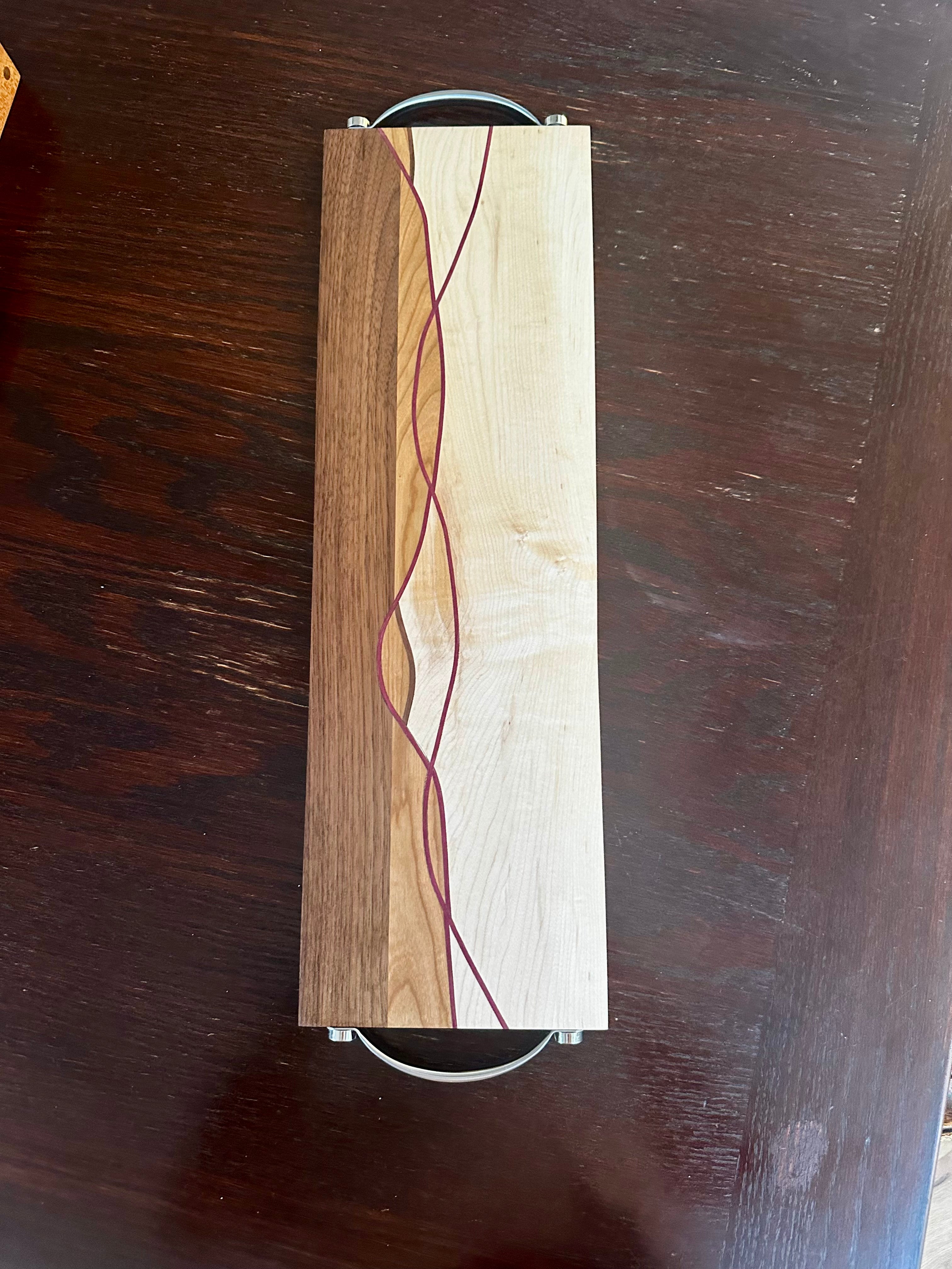 Beautiful Woven Woods Charcuterie Board