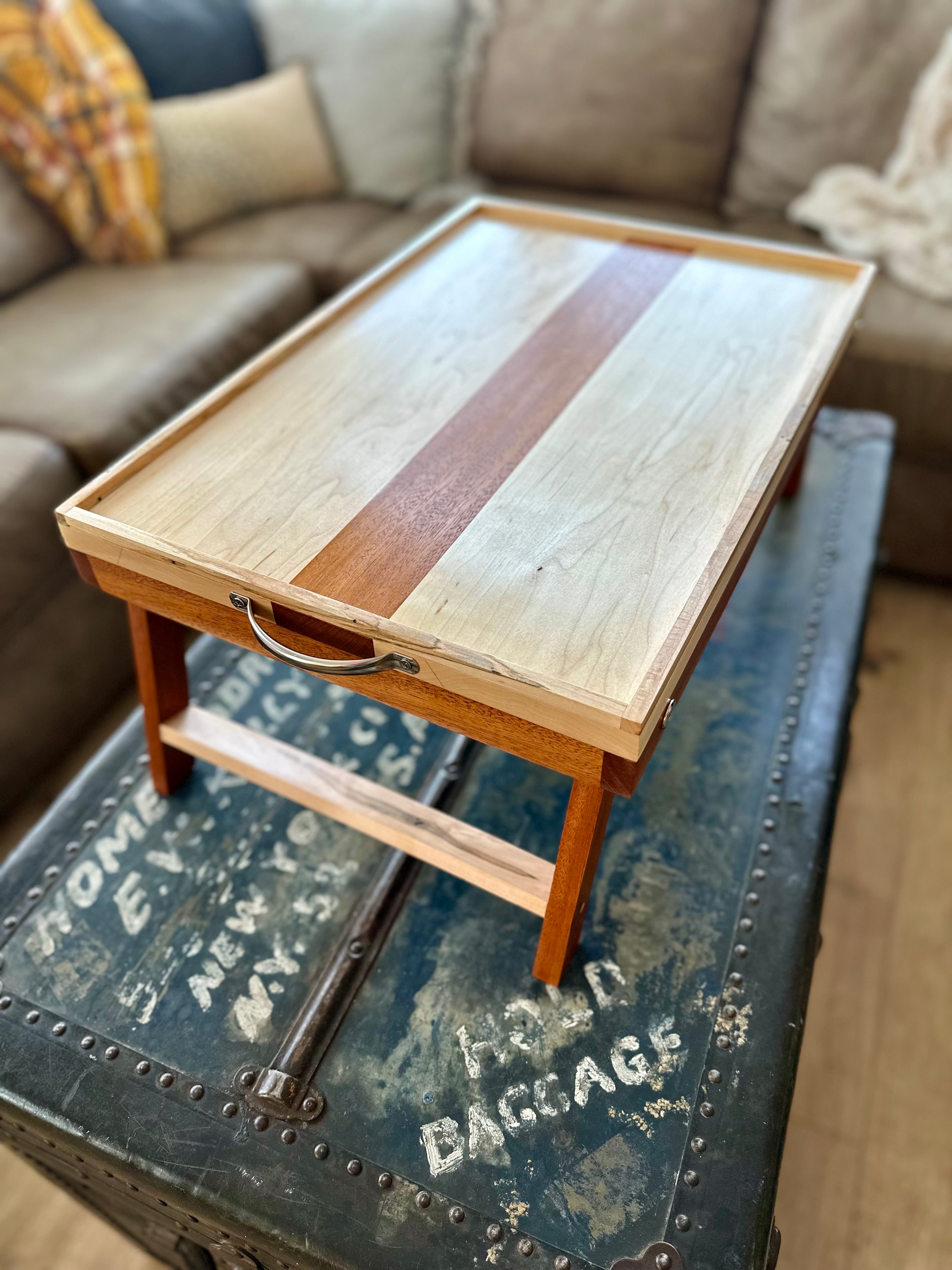 Maple & Mahogany Breakfast Tray